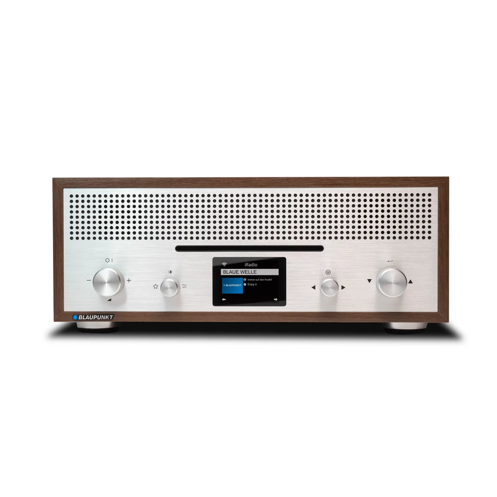 Blaupunkt Nostalgieradio mit modernem Display und retro-Holzdesign, Retro wieder in ist Trend