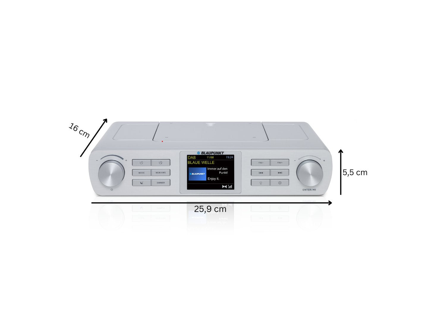 Küchenradio mit DAB+ und Bluetooth | KRD 100 - Blaupunkt Audio Deutschland Küchenradio