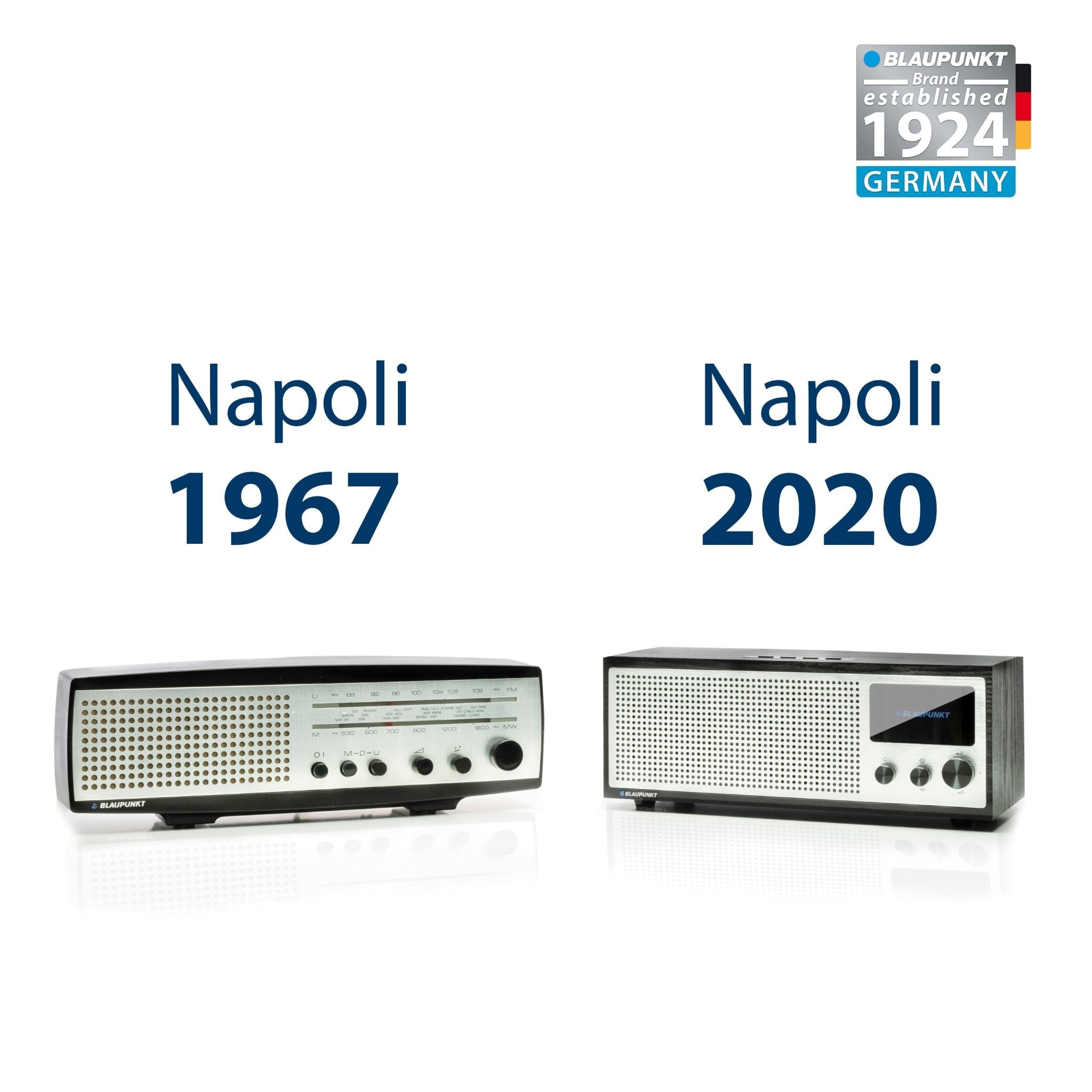 Internetradio mit DAB+ | NAPOLI - Blaupunkt Audio Deutschland Radio Schwarz