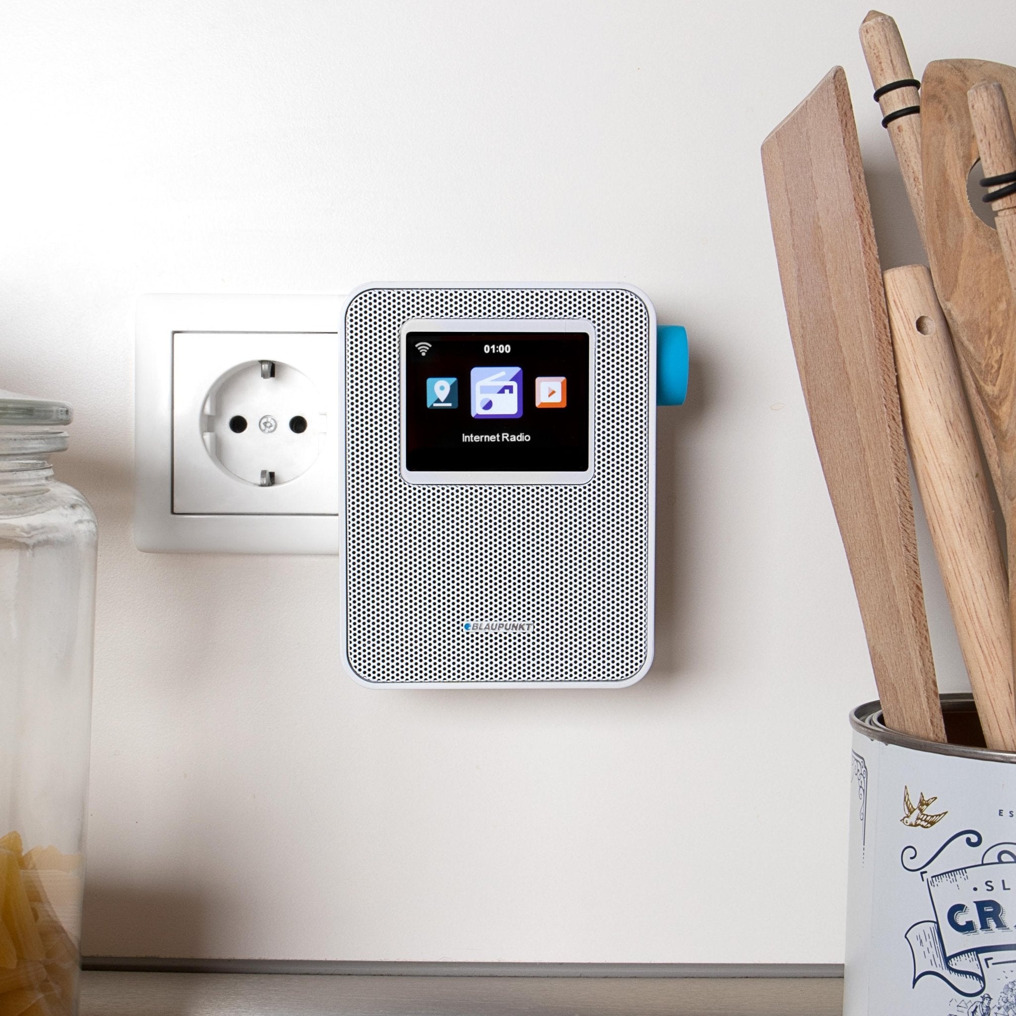 Steckdosen Internetradio mit Bluetooth | PIB 100 - Blaupunkt Audio Deutschland Radio