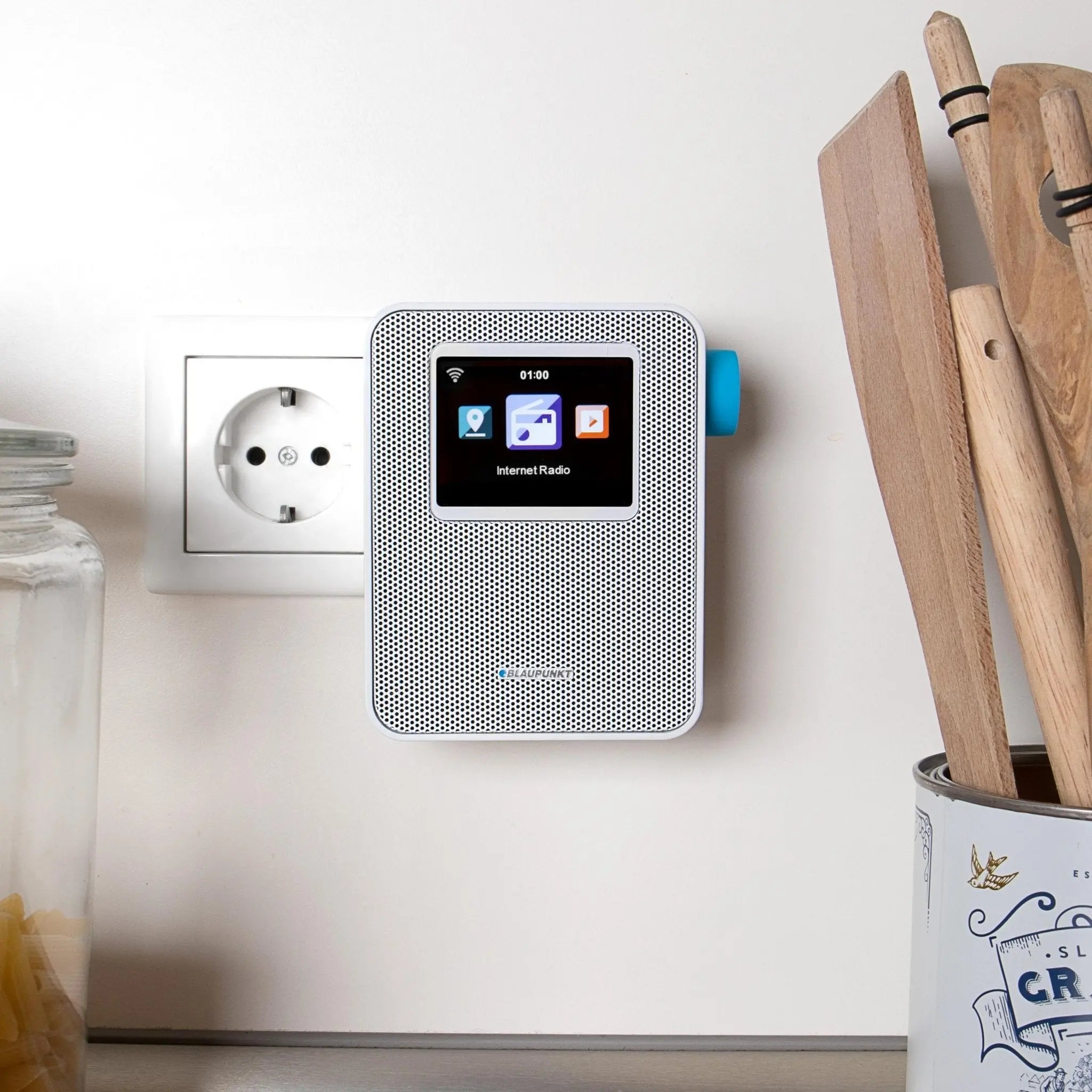 Steckdosen Internetradio mit Bluetooth | PIB 100 - Blaupunkt Audio Deutschland Radio