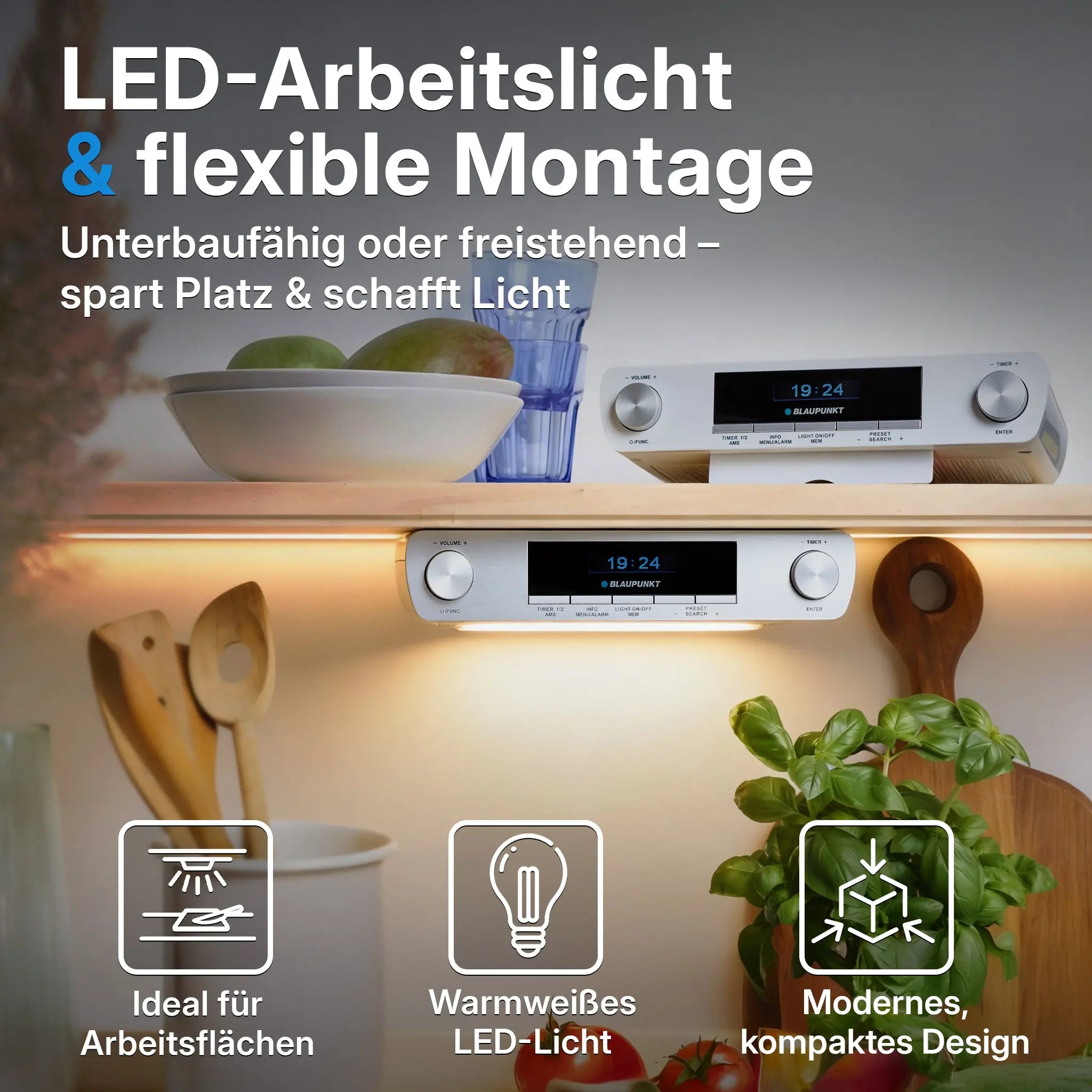 DAB+ Küchenradio mit Bluetooth | KRD 30 Blaupunkt