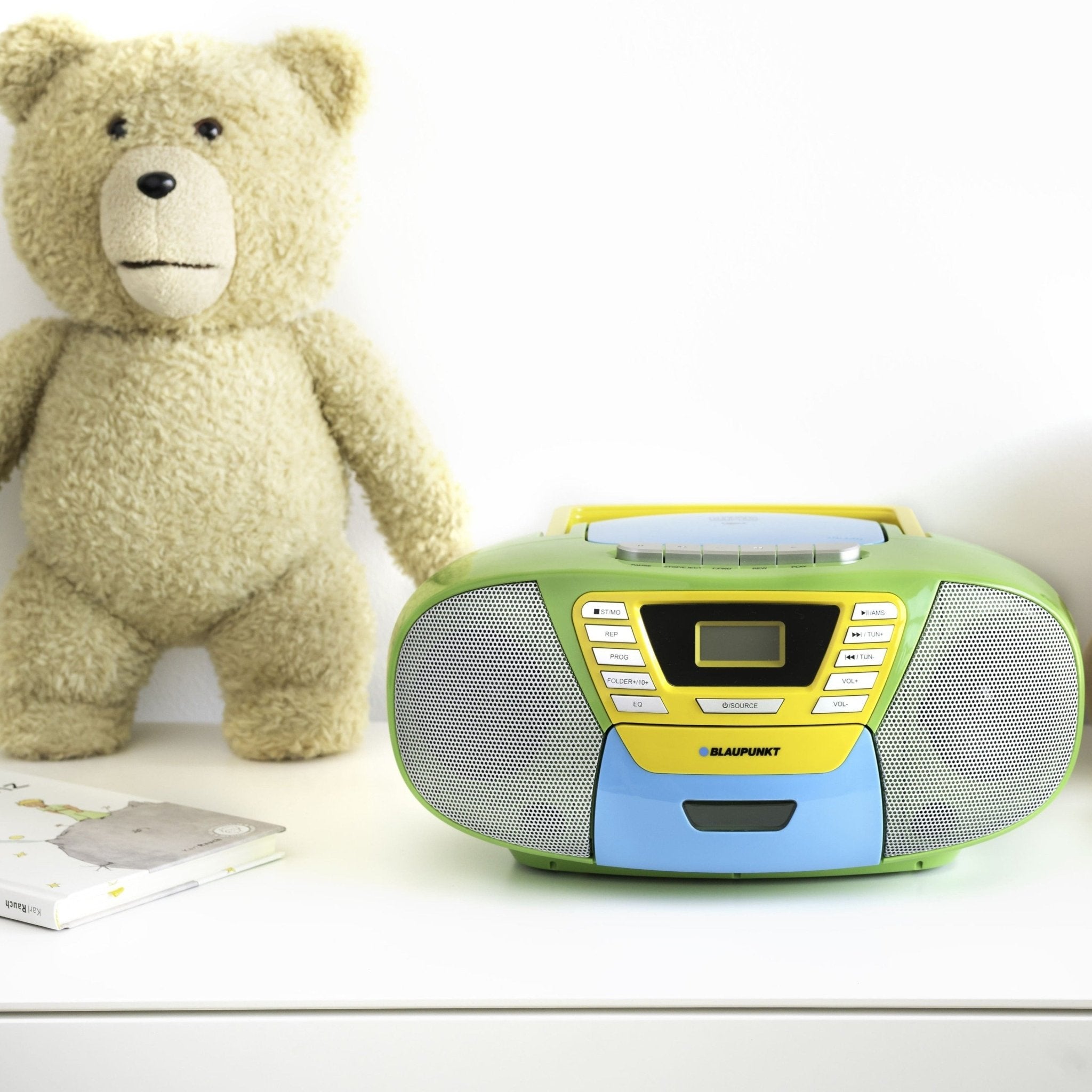BOOMBOX MIT CD PLAYER FÜR KINDER | B 120 Multi Color | Bilbao - Blaupunkt Audio Deutschland Kinder CD-Spieler Multicolor