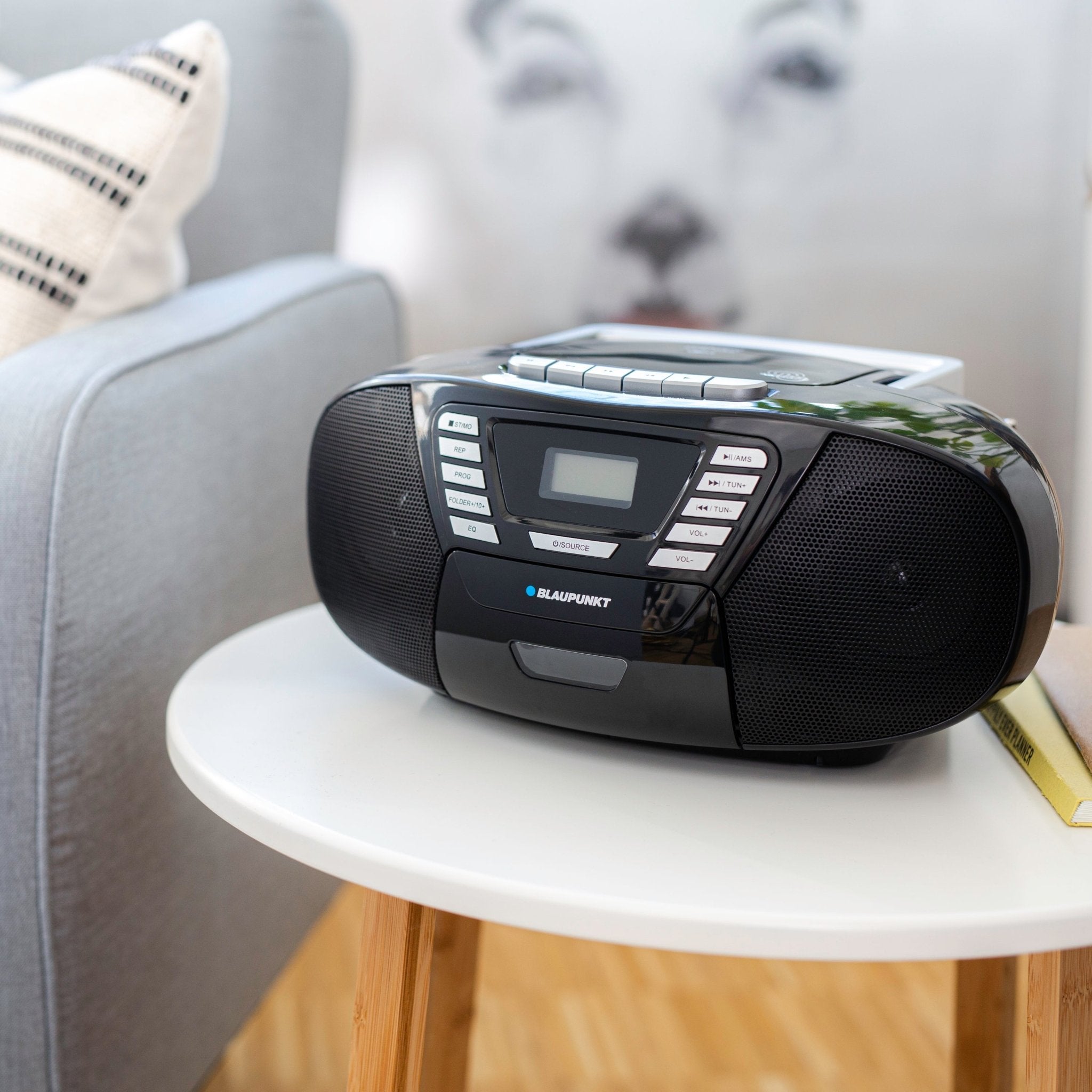 BOOMBOX MIT CD PLAYER FÜR KINDER | B 120 Black | Bilbao - Blaupunkt Audio Deutschland Kinder CD-Spieler Schwarz