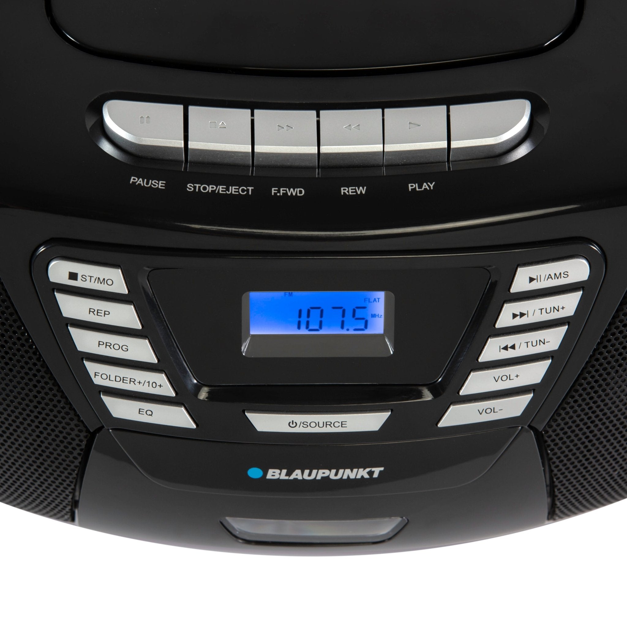 BOOMBOX MIT CD PLAYER FÜR KINDER | B 120 Black | Bilbao - Blaupunkt Audio Deutschland Kinder CD-Spieler Schwarz