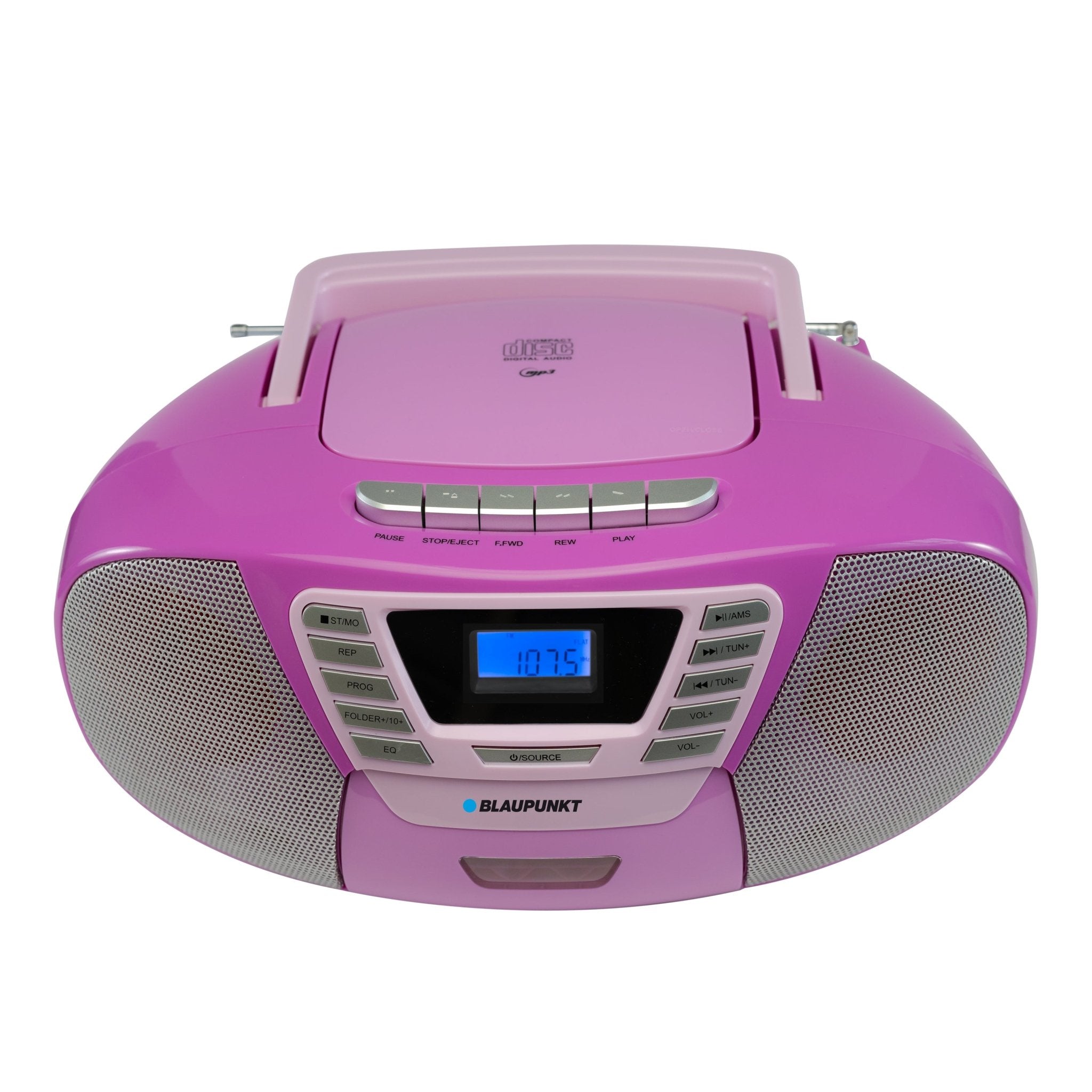BOOMBOX MIT CD PLAYER FÜR KINDER | B 120 Violett | Bilbao - Blaupunkt Audio Deutschland Kinder CD-Spieler Violett