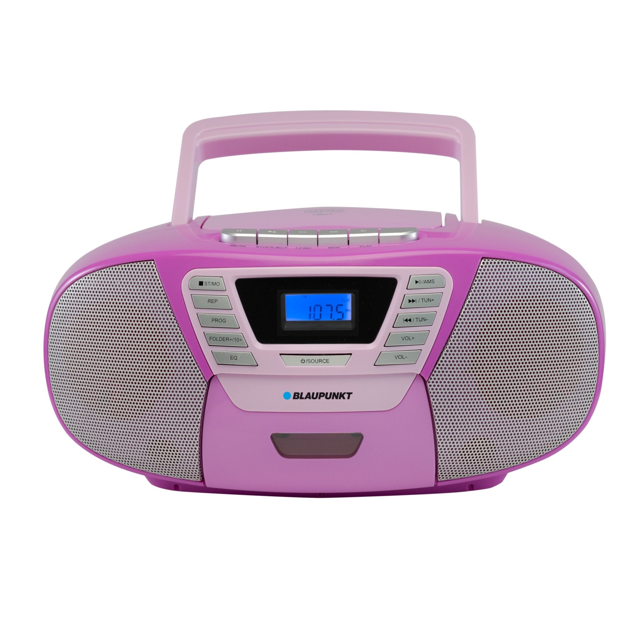 BOOMBOX MIT CD PLAYER FÜR KINDER | B 120 Violett | Bilbao - Blaupunkt Audio Deutschland Kinder CD-Spieler Violett
