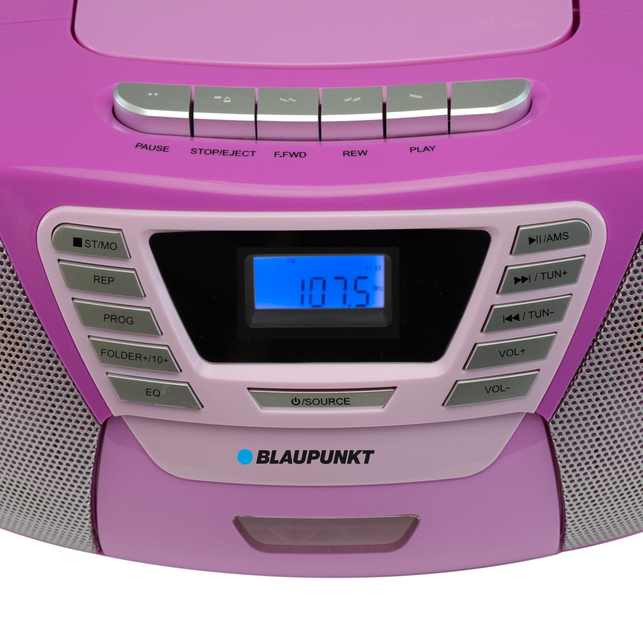 BOOMBOX MIT CD PLAYER FÜR KINDER | B 120 Violett | Bilbao - Blaupunkt Audio Deutschland Kinder CD-Spieler Violett