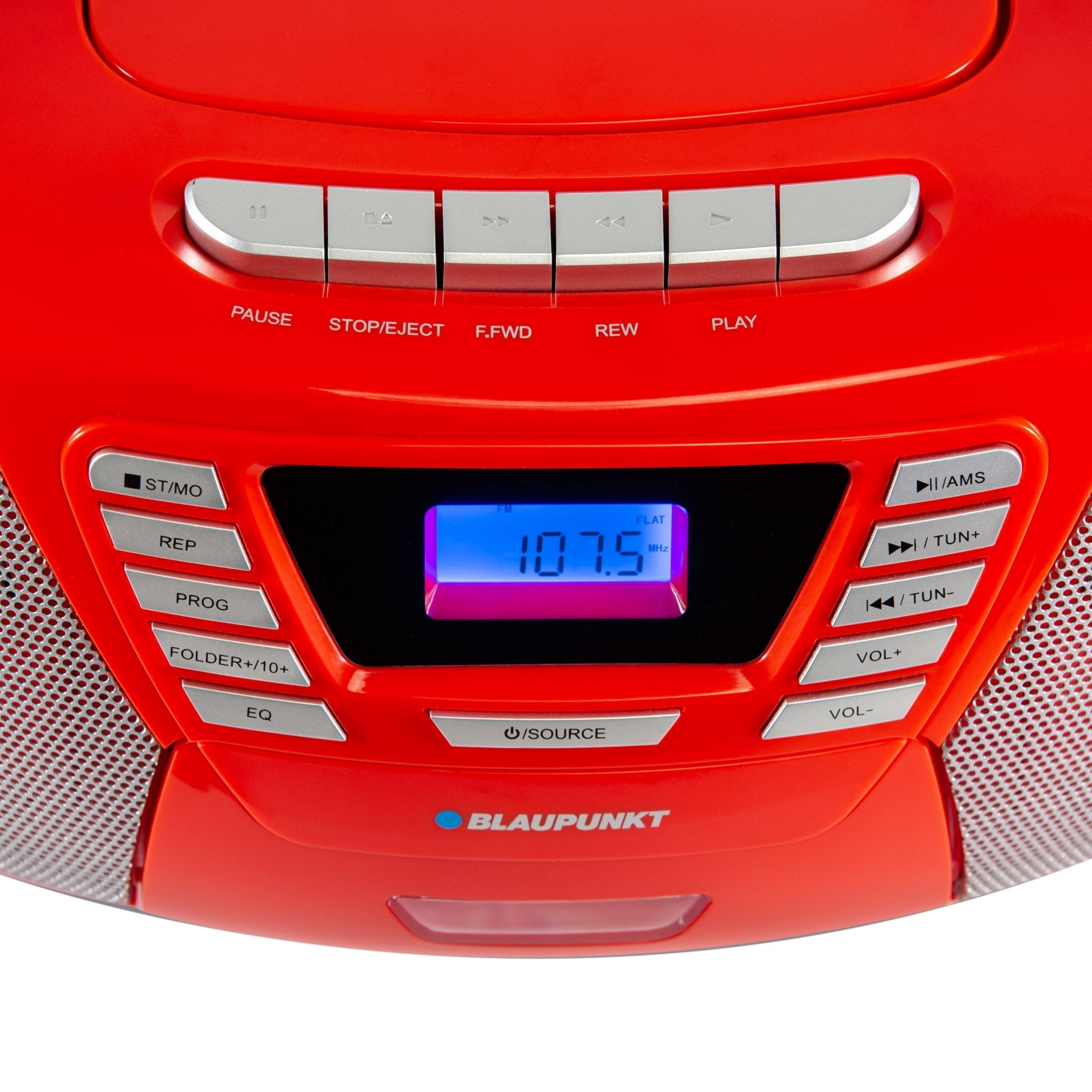 BOOMBOX MIT CD PLAYER FÜR KINDER | B 120 Red | Bilbao - Blaupunkt Audio Deutschland Kinder CD-Spieler Rot