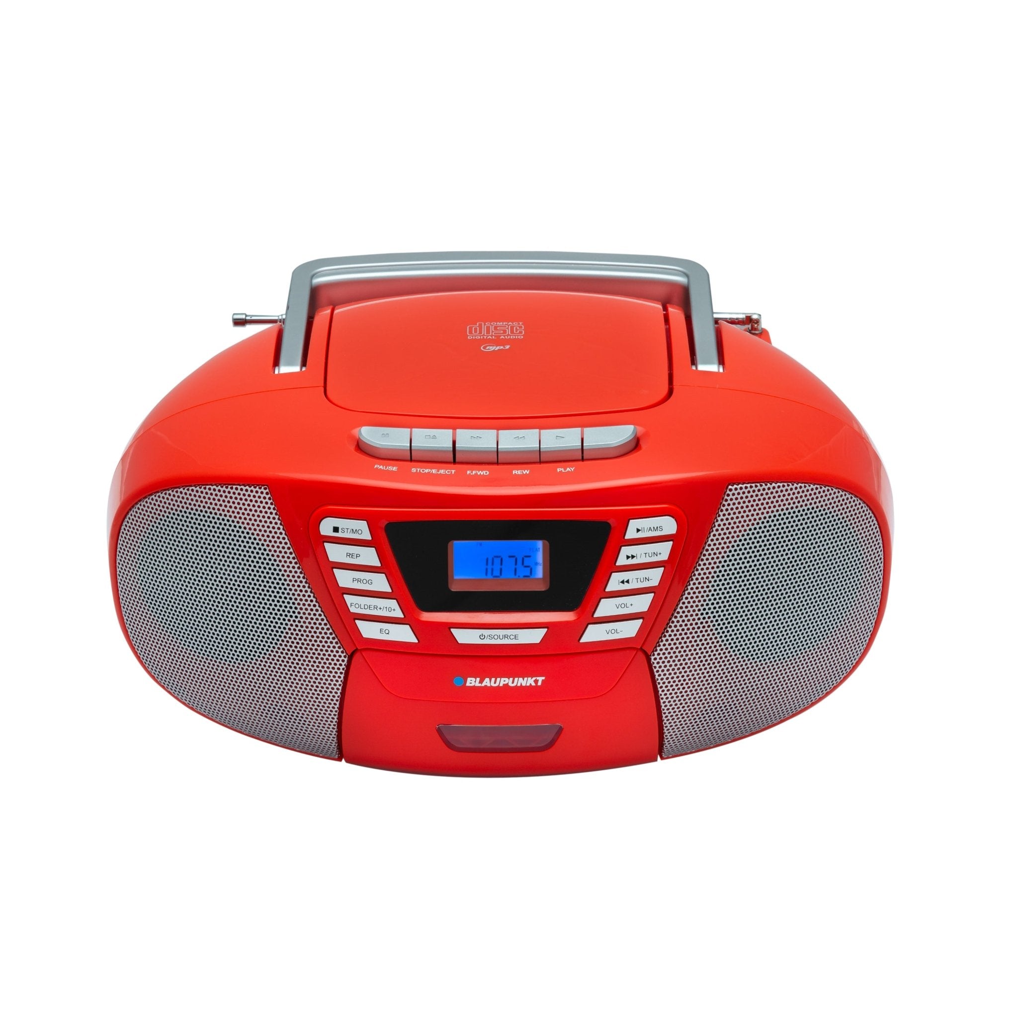 BOOMBOX MIT CD PLAYER FÜR KINDER | B 120 Red | Bilbao - Blaupunkt Audio Deutschland Kinder CD-Spieler Rot