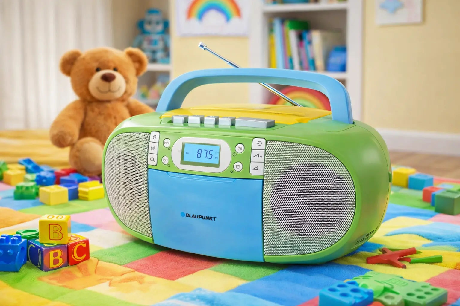 BOOMBOX MIT CD PLAYER FÜR KINDER | B 130 Multi Color Blaupunkt