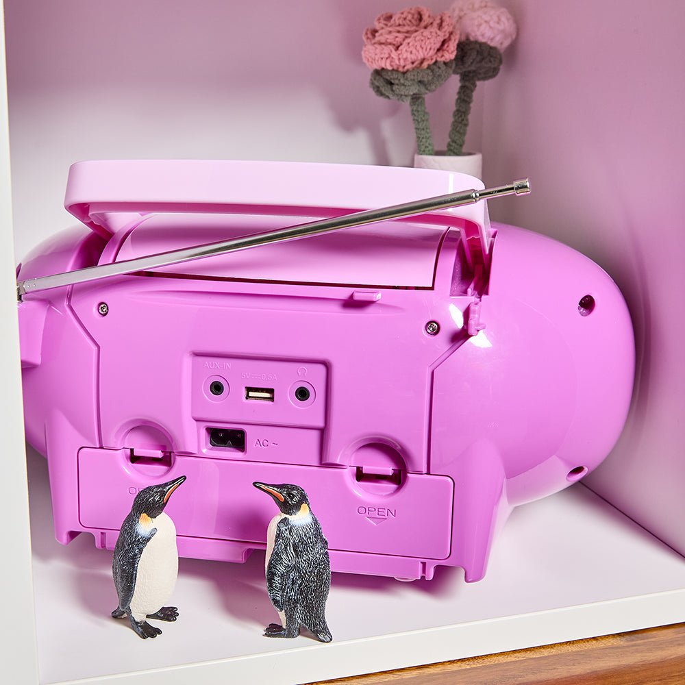 BOOMBOX MIT CD PLAYER FÜR KINDER | B 120 Violett | Bilbao - Blaupunkt Audio Deutschland Kinder CD-Spieler Violett