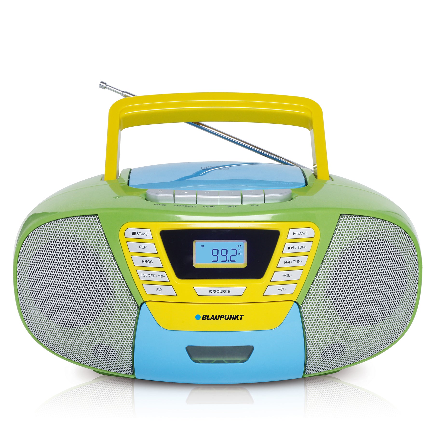 BOOMBOX MIT CD PLAYER FÜR KINDER | B 120 Multi Color | Bilbao - Blaupunkt Audio Deutschland Kinder CD-Spieler Multicolor