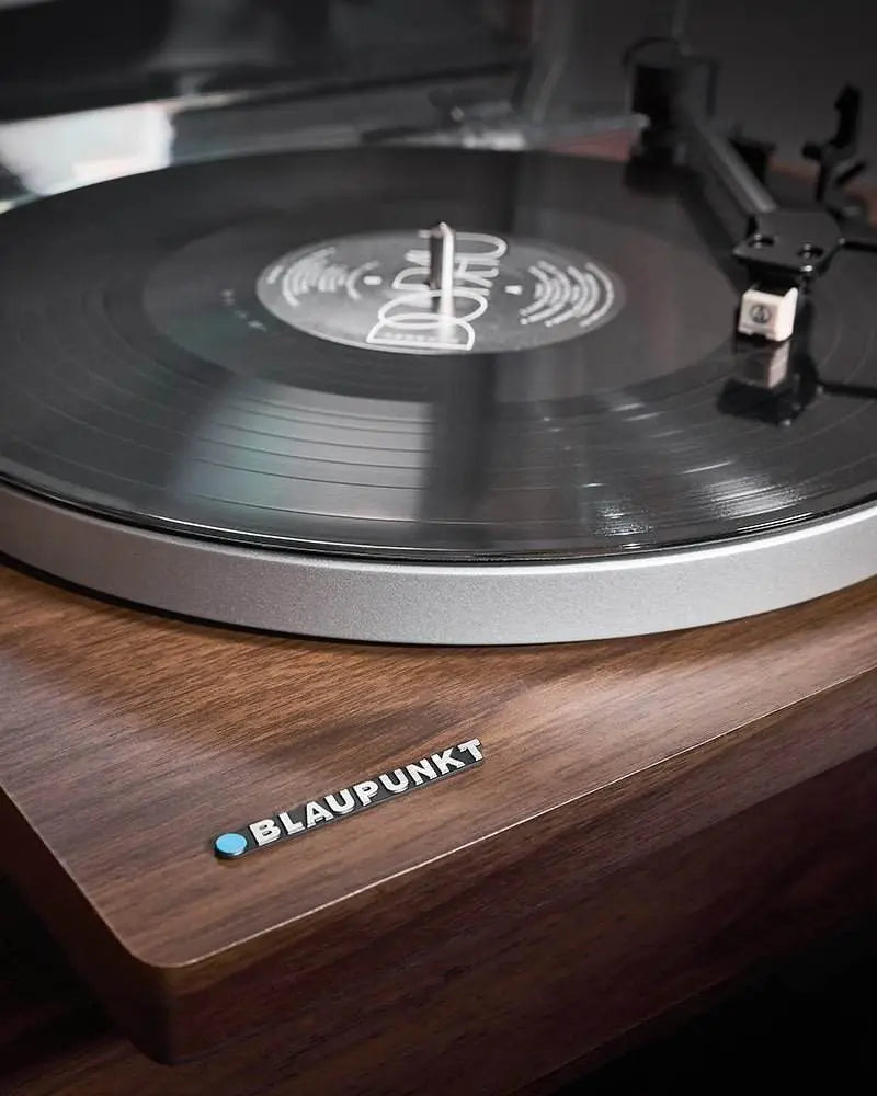 Blaupunkt Torino TT 200 TX Plattenspieler mit Bluetooth und Aluminium-Teller auf Holzgehäuse