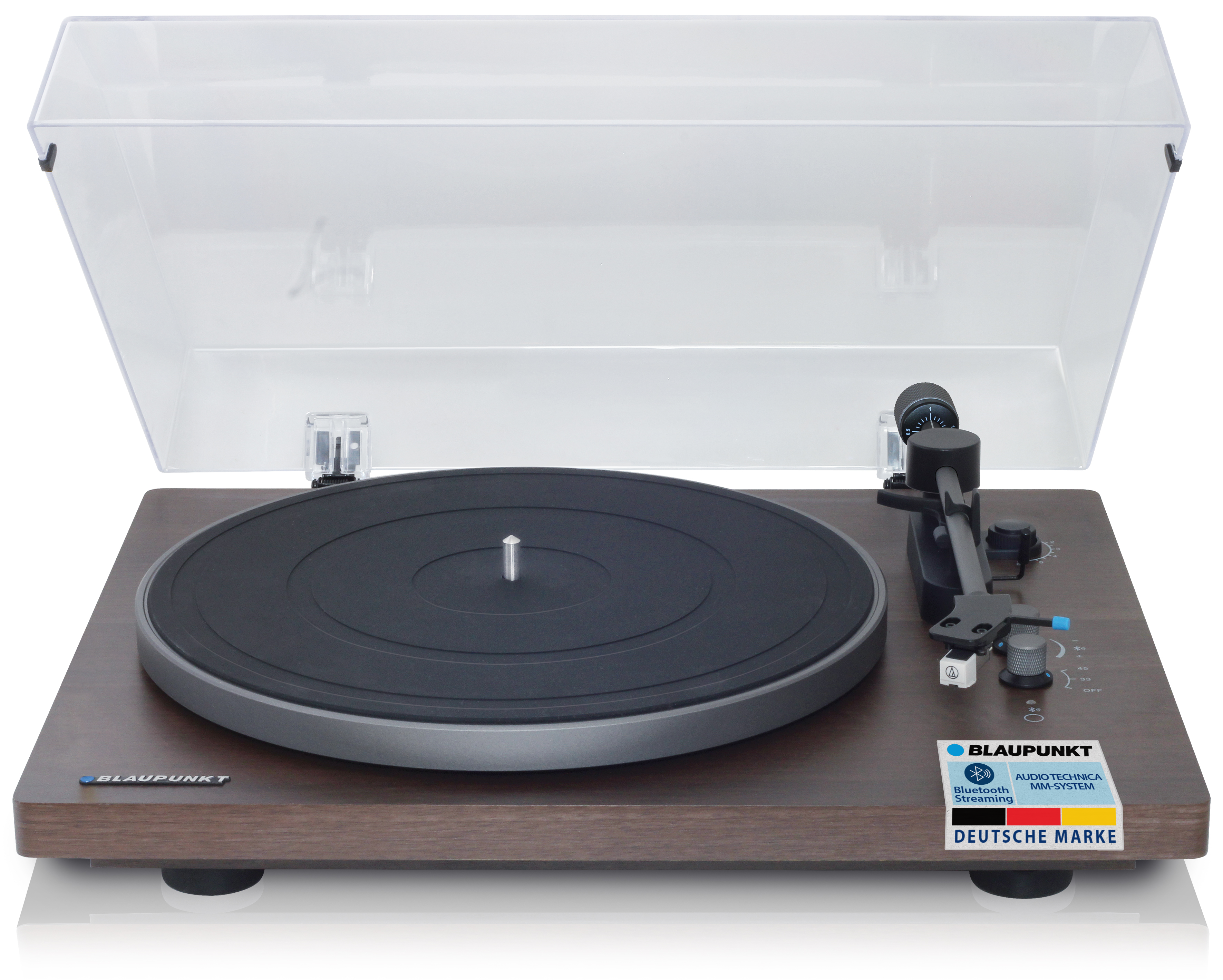 Plattenspieler mit Bluetooth | Torino TT 200 TX *NEU* - Blaupunkt Audio Deutschland Plattenspieler Walnuss