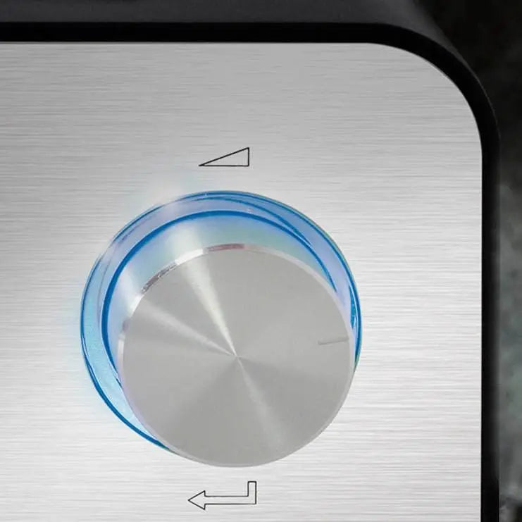 Radiowecker mit DAB+ Schwarz mit Aluminiumoptik und beleuchtetem Lautstärkeregler