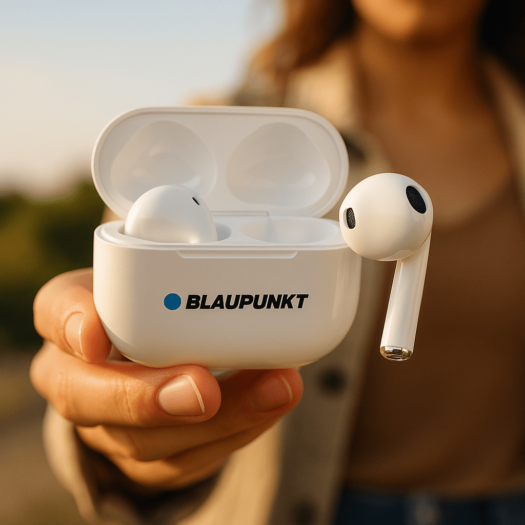 Bluetooth Kopfhörer In Ear mit ANC Geräuschunterdrückung | TWS 30 - Blaupunkt Audio Deutschland Kopfhörer weiß / NEU