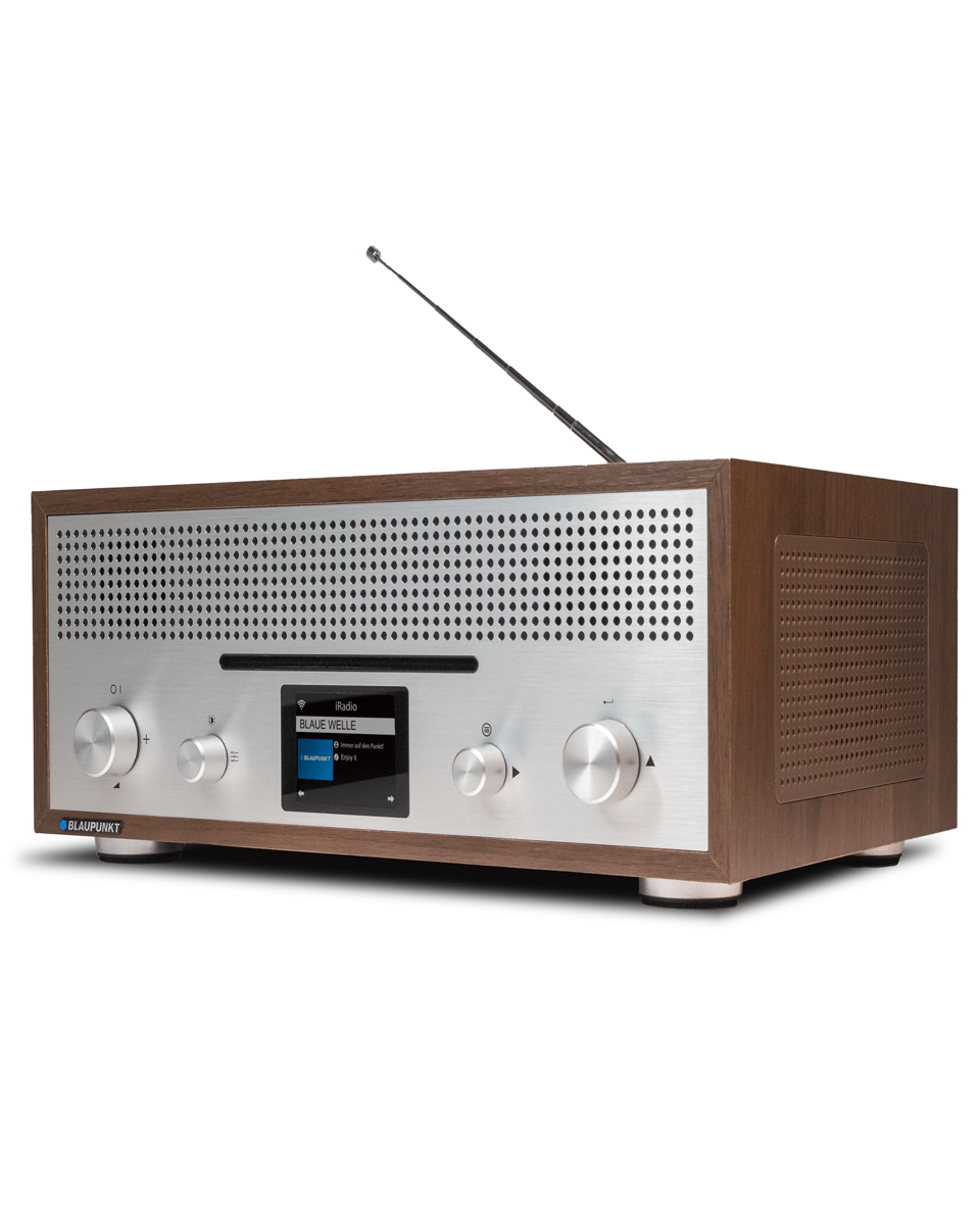 Nostalgie Internetradio mit CD | MILANO Walnuss - Blaupunkt Audio Deutschland Radio Walnuss