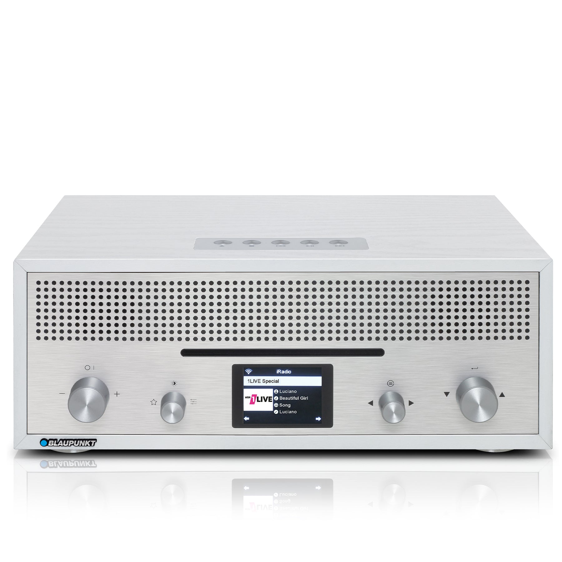Nostalgie Internetradio mit CD | MILANO Weiß - Blaupunkt Audio Deutschland Radio Weiß
