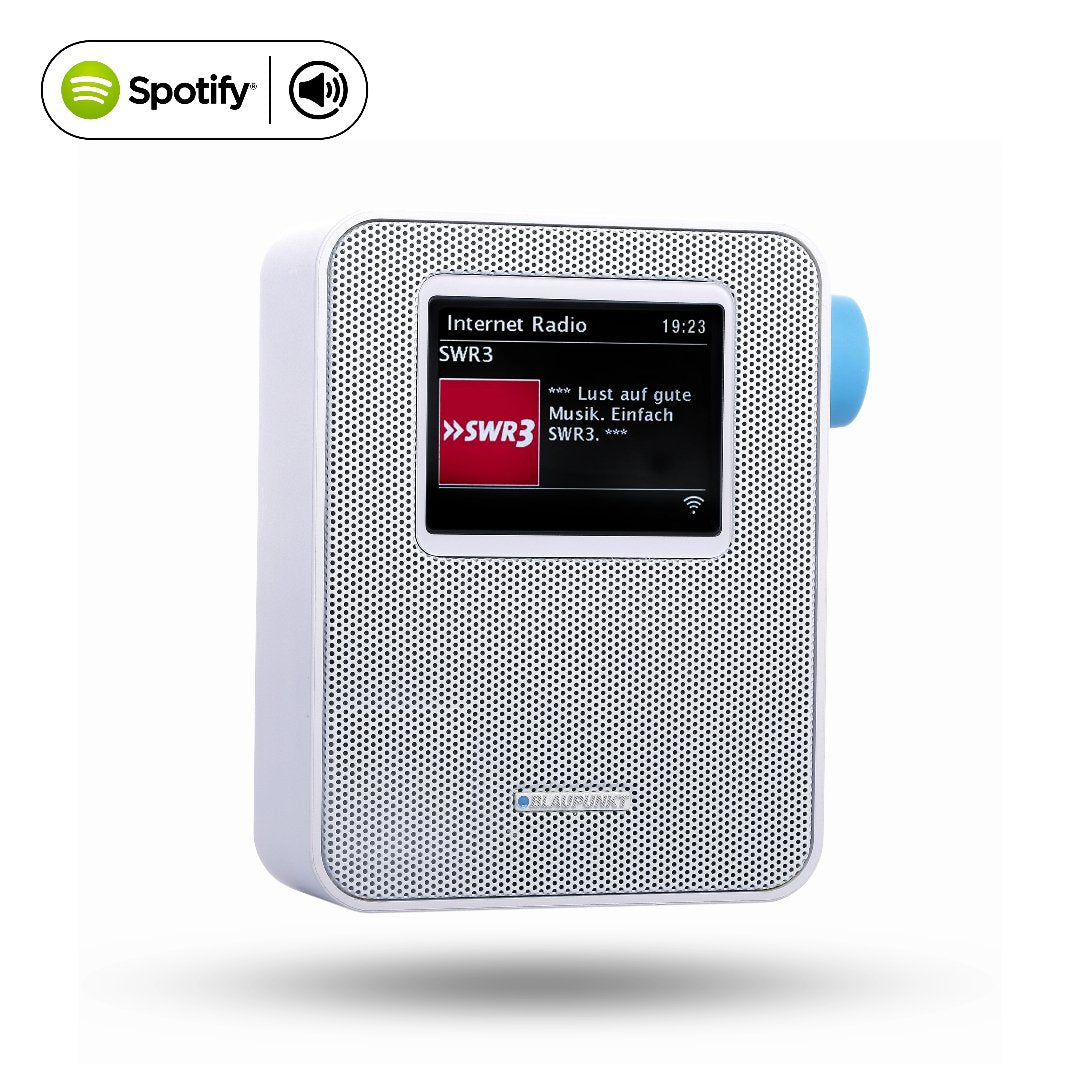 Steckdosen Internetradio mit Bluetooth + Spotify | PIB 100 WH SE (Spotify Edition) - Blaupunkt Audio Deutschland Radio NEU