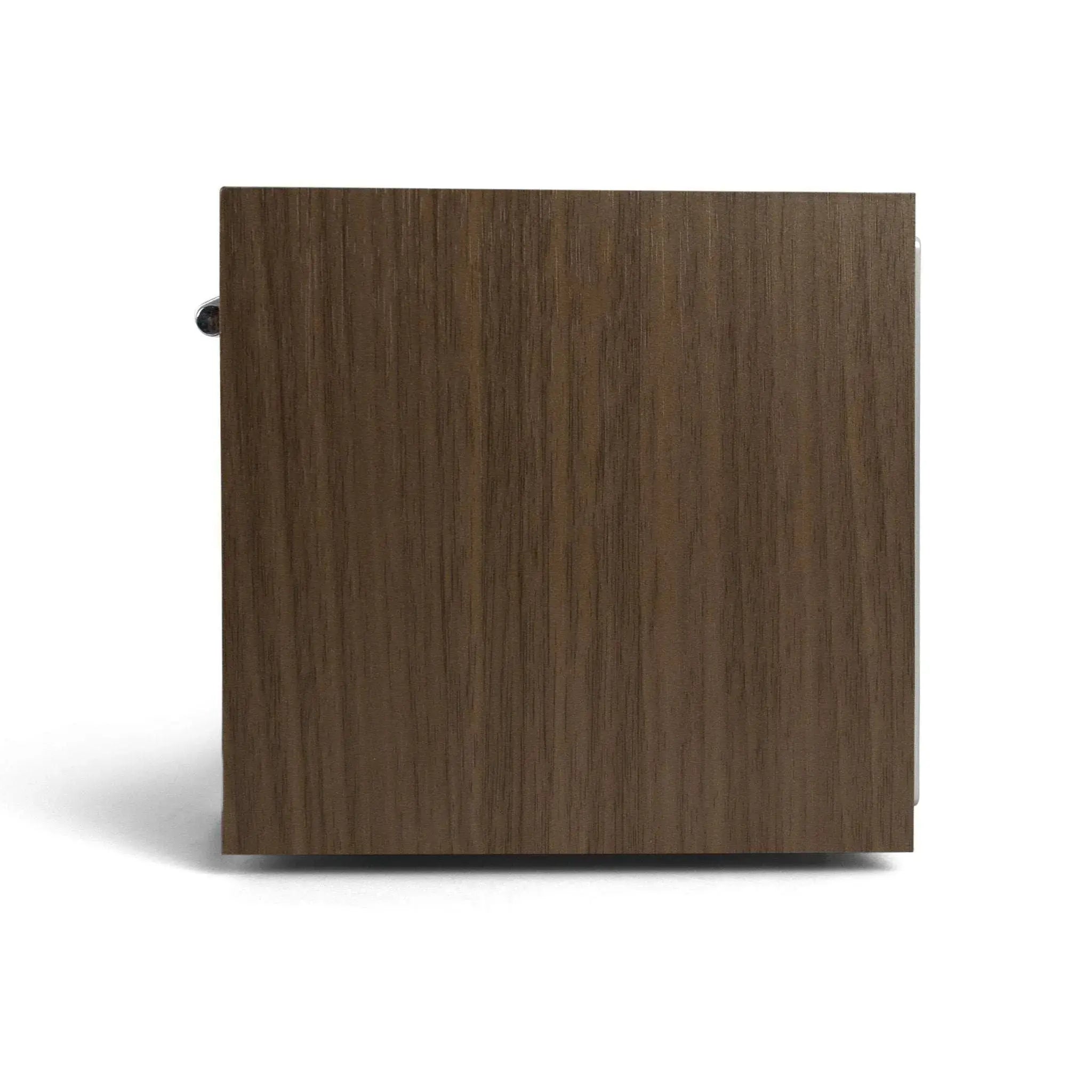 Nostalgieradio mit Bluetooth RXN 180 Walnuss Holzgehäuse und Aluminiumfront Seitenansicht