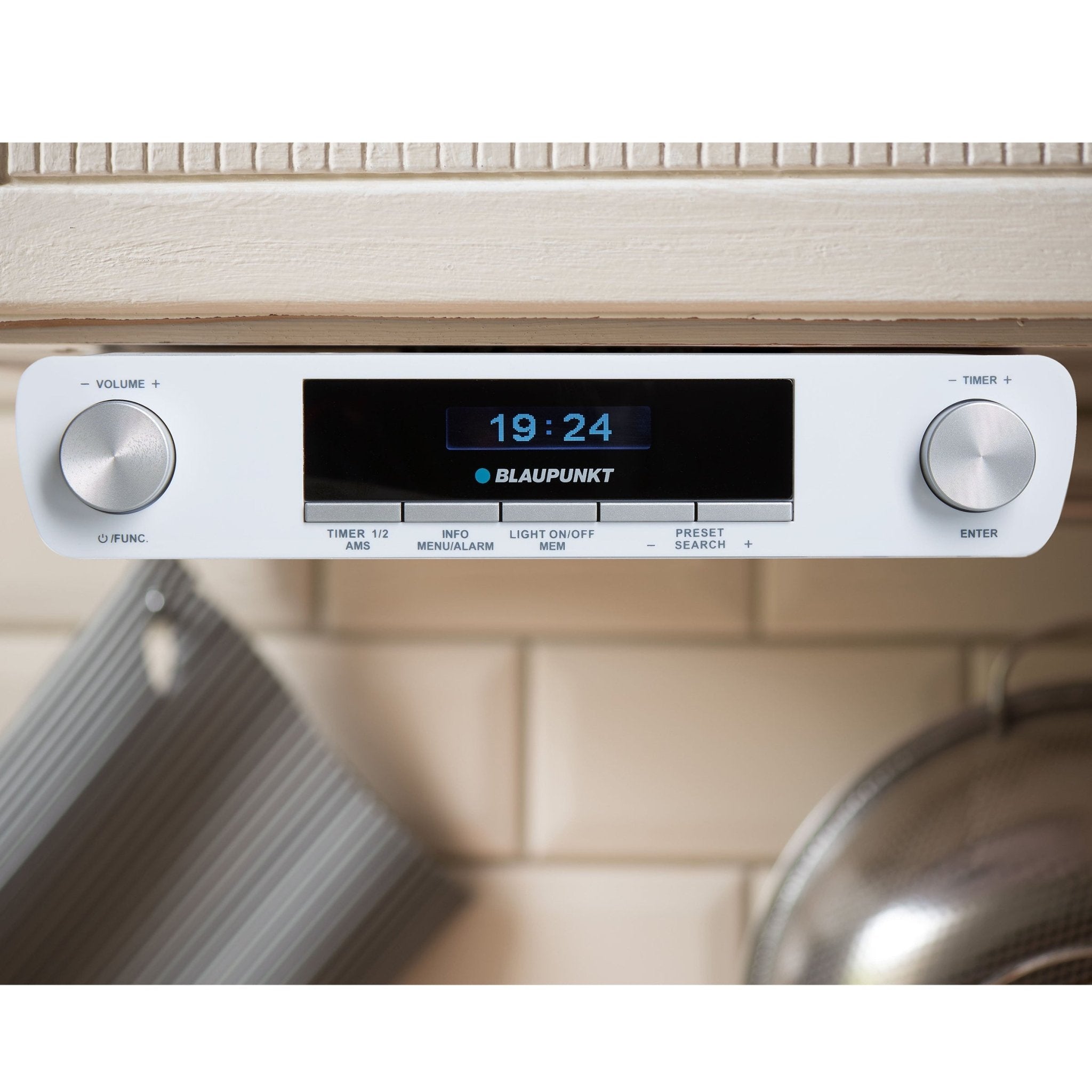 DAB+ Küchenradio mit Bluetooth | KRD 30 | Toulouse - Blaupunkt Audio Deutschland Küchenradio Silber