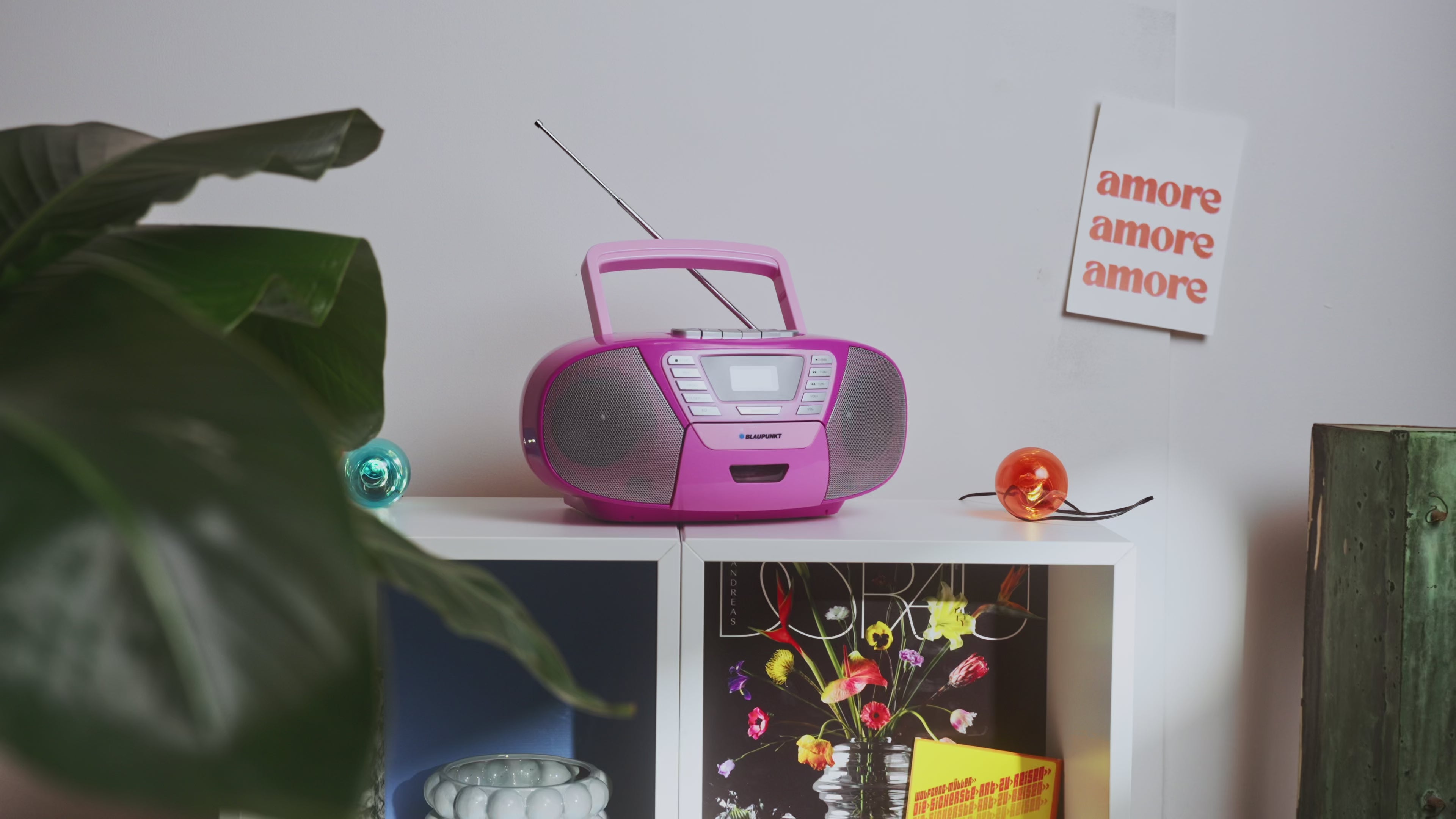 BOOMBOX MIT CD PLAYER FÜR KINDER | B 120 Violett |