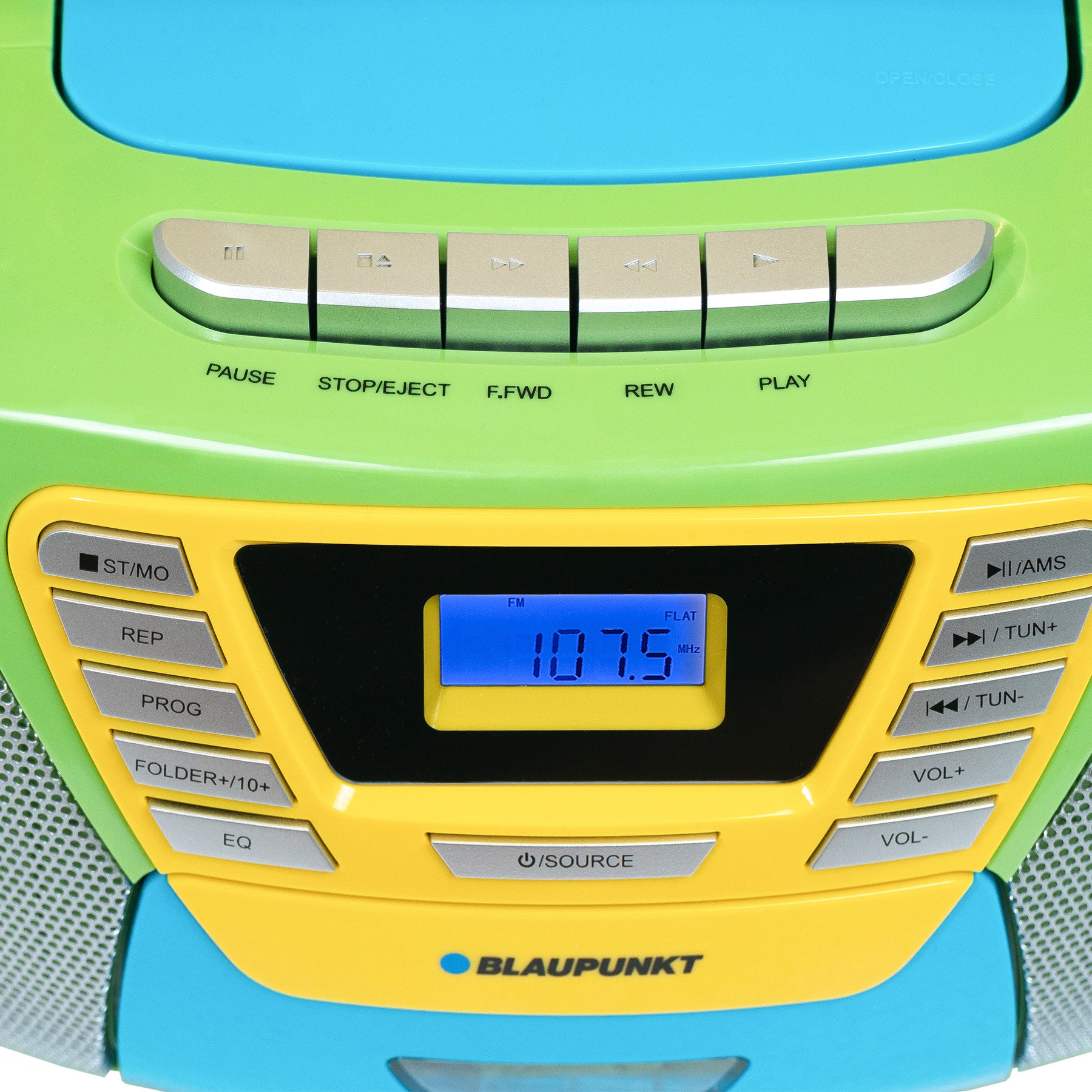 BOOMBOX MIT CD PLAYER FÜR KINDER | B 120 Multi Color | Bilbao - Blaupunkt Audio Deutschland Kinder CD-Spieler Multicolor