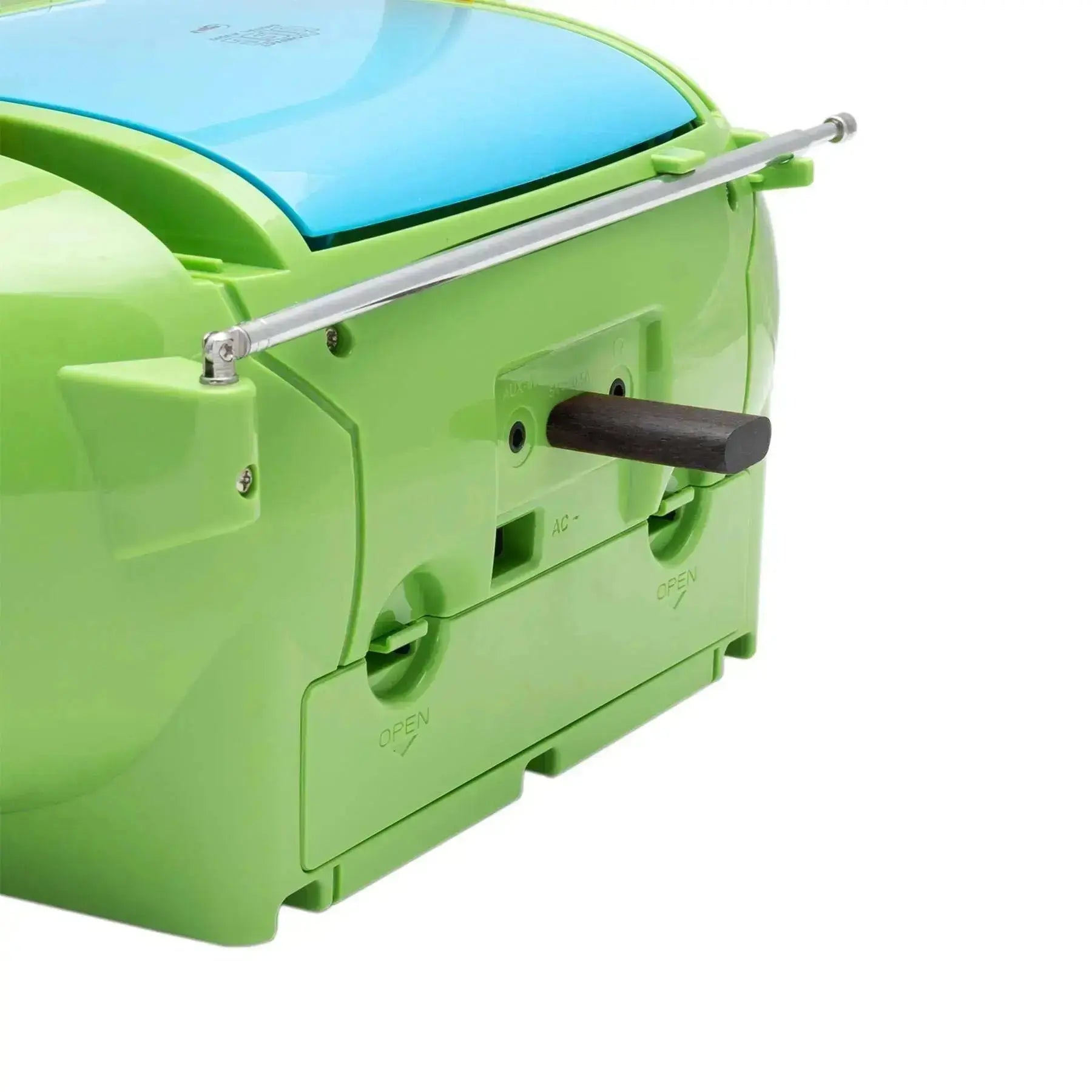 Blaupunkt B 120 bunte Kinder Boombox mit CD-Player, Kassettendeck und Radio, grün mit ausziehbarer Antenne