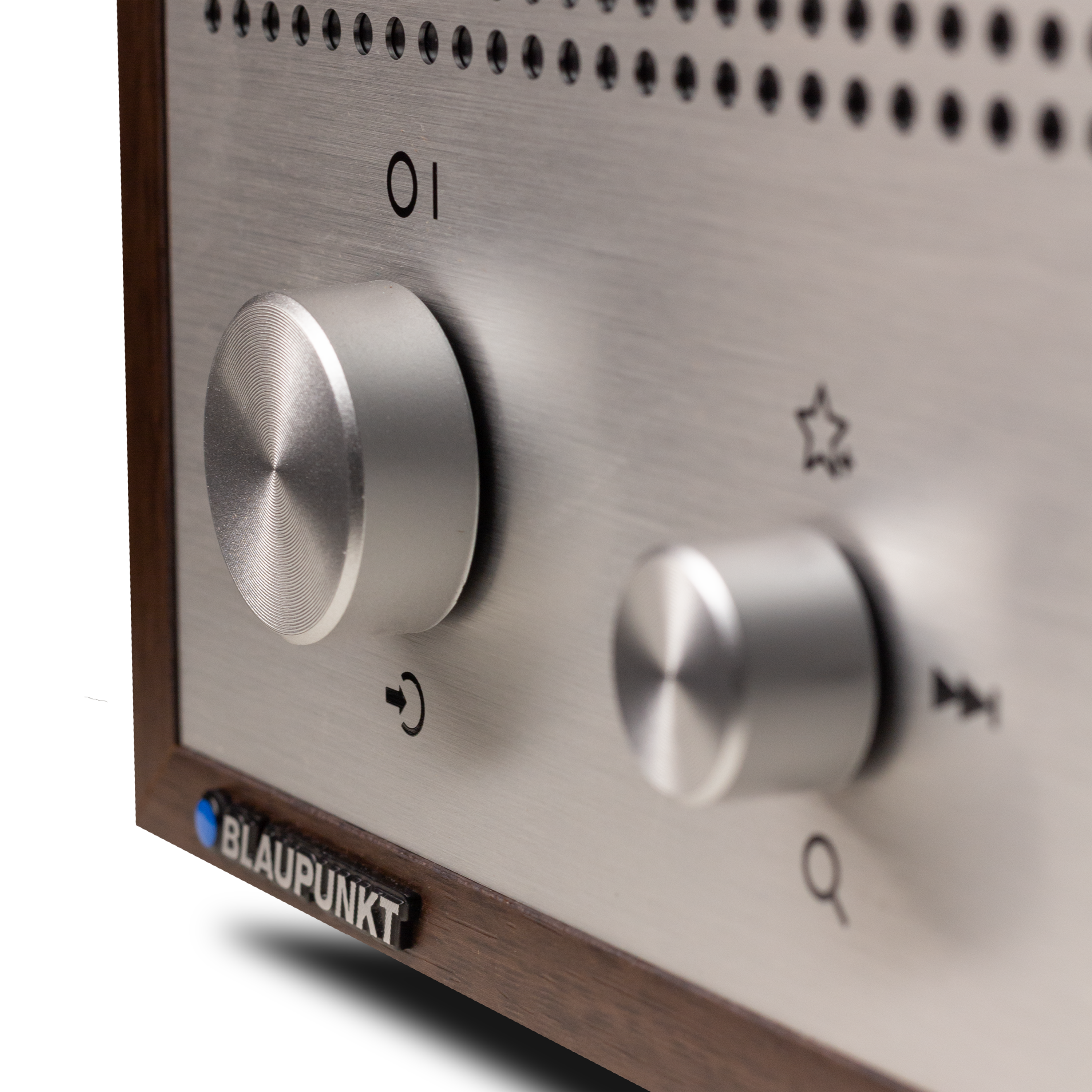 Nostalgieradio mit DAB+ und Bluetooth | VERONA Walnuss - Blaupunkt Audio Deutschland Radio Walnuss
