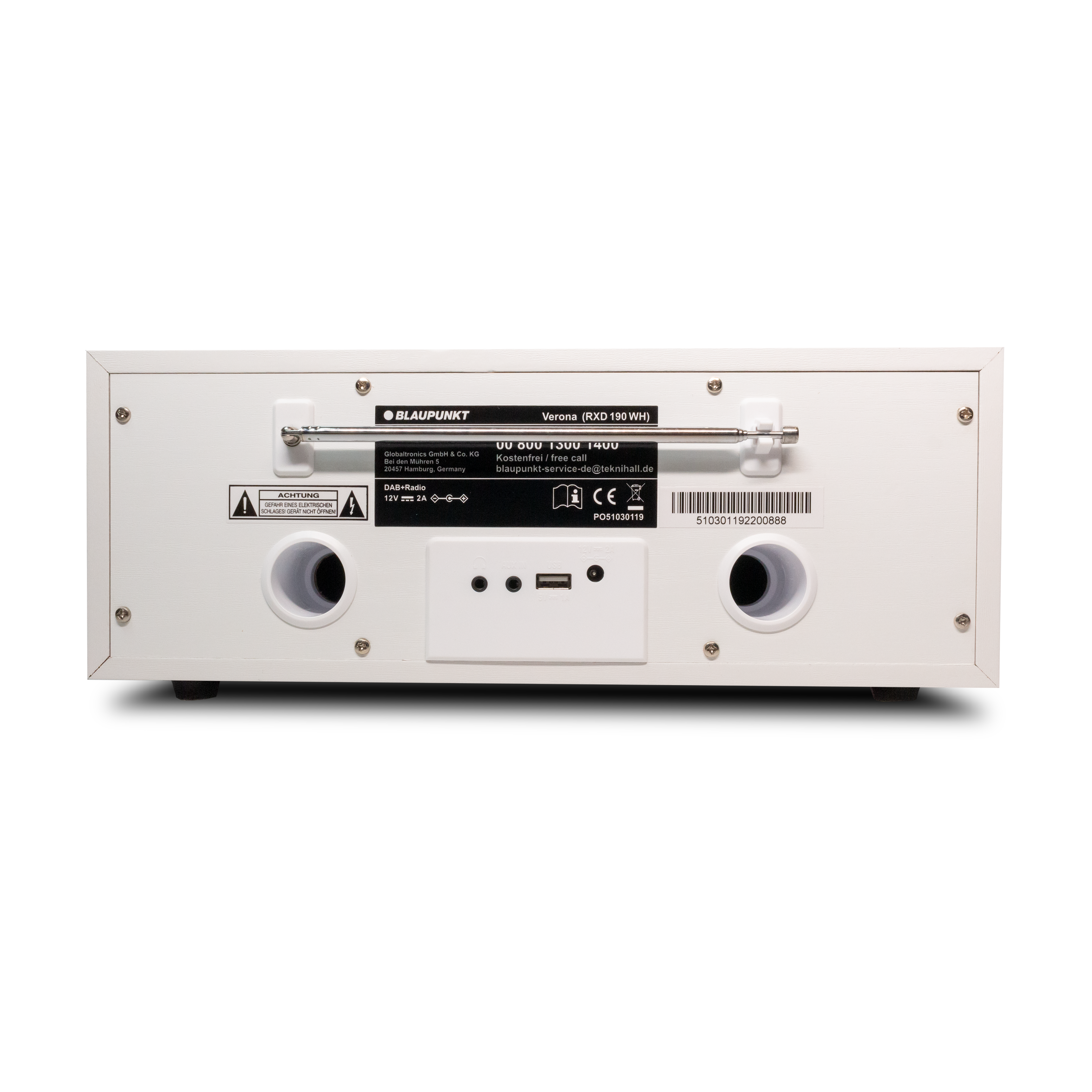 Nostalgieradio mit DAB+ und Bluetooth | VERONA - Blaupunkt Audio Deutschland Radio Schwarz
