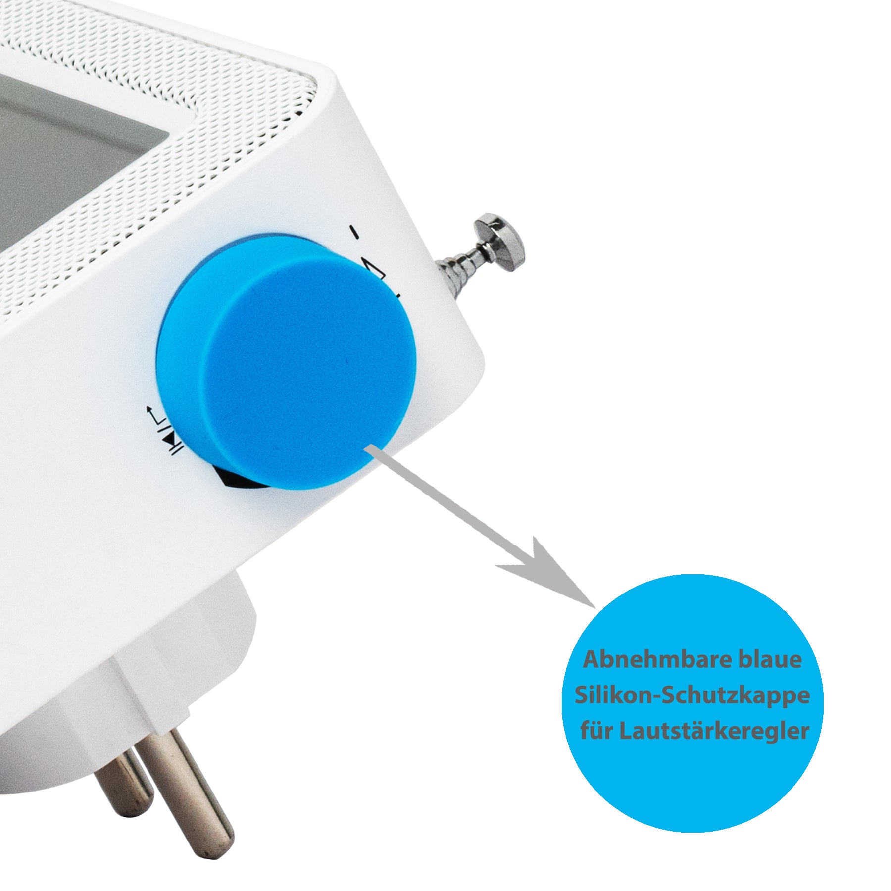 Steckdosenradio mit Bluetooth und DAB+ | PDB 200 | Porto - Blaupunkt Audio Deutschland Radio Weiß