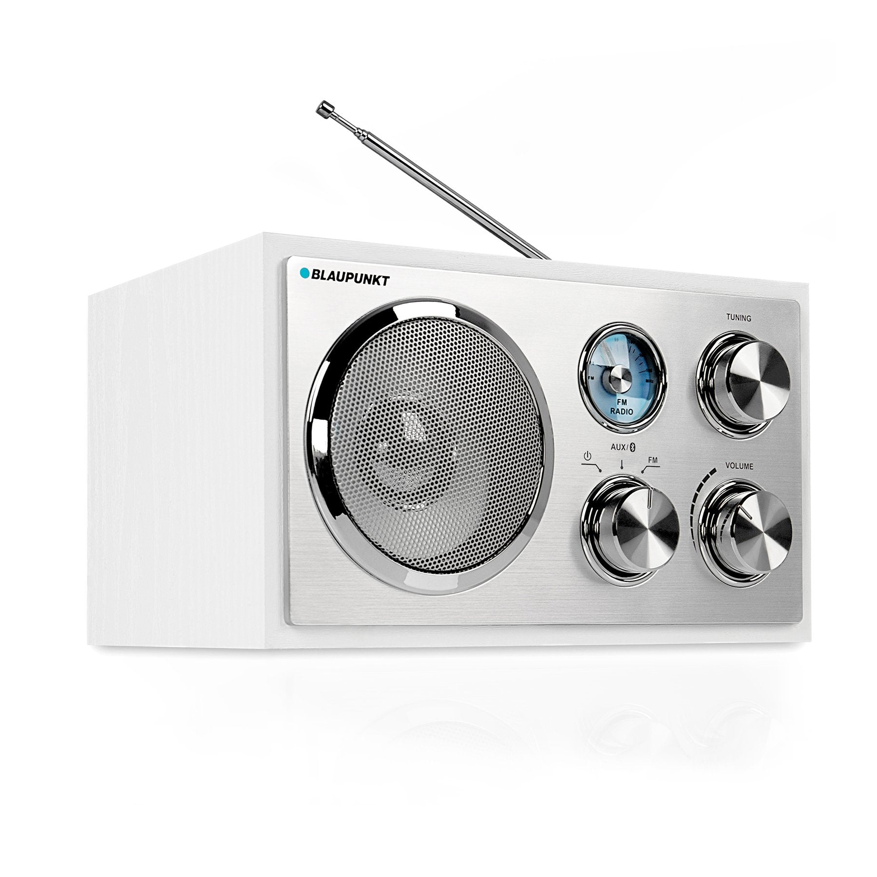 Nostalgieradio mit Bluetooth | RXN 180 Weiß | Palermo - Blaupunkt Audio Deutschland Radio Weiß