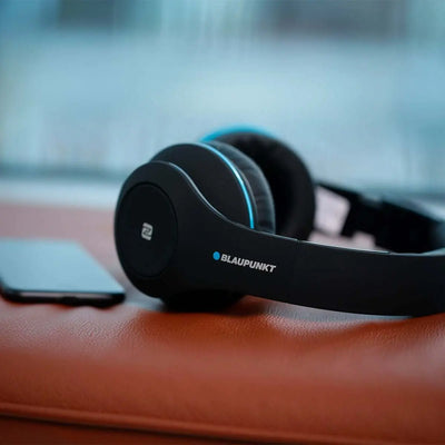 Blaupunkt Bluetooth Kopfhörer HPB 30 schwarzer Over-Ear mit kabelloser Verbindung und langem Akku