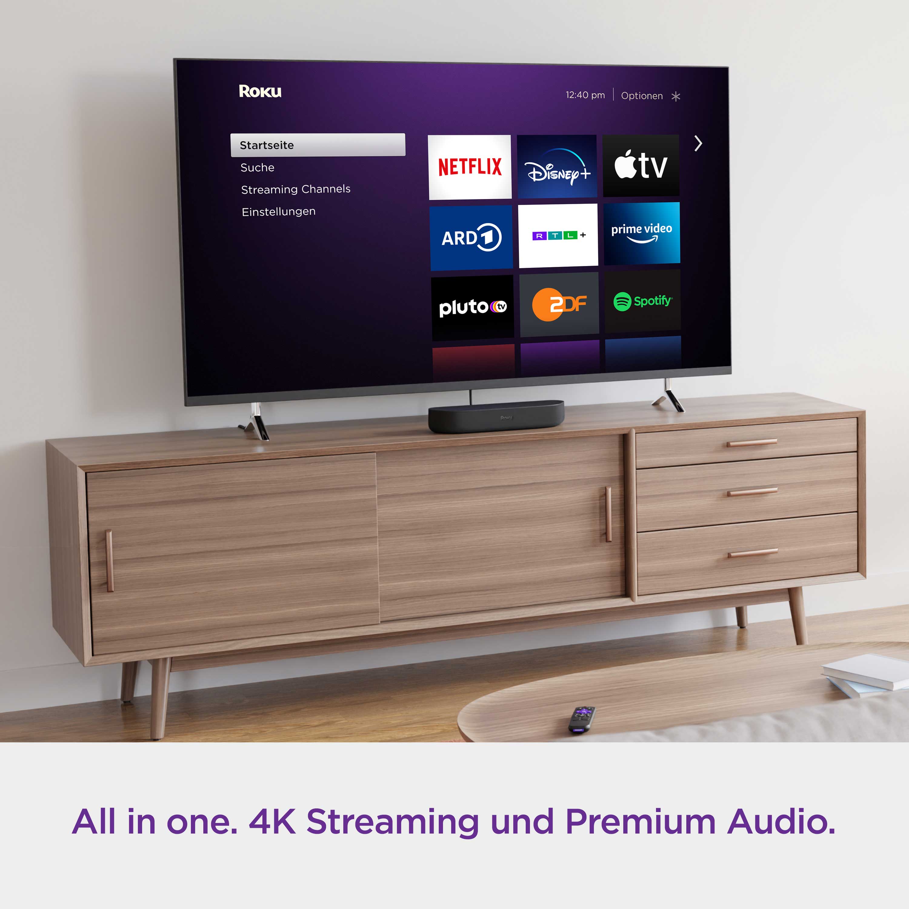 Roku Streambar™ | HD/4K/HDR Streaming Media Player und Soundbar