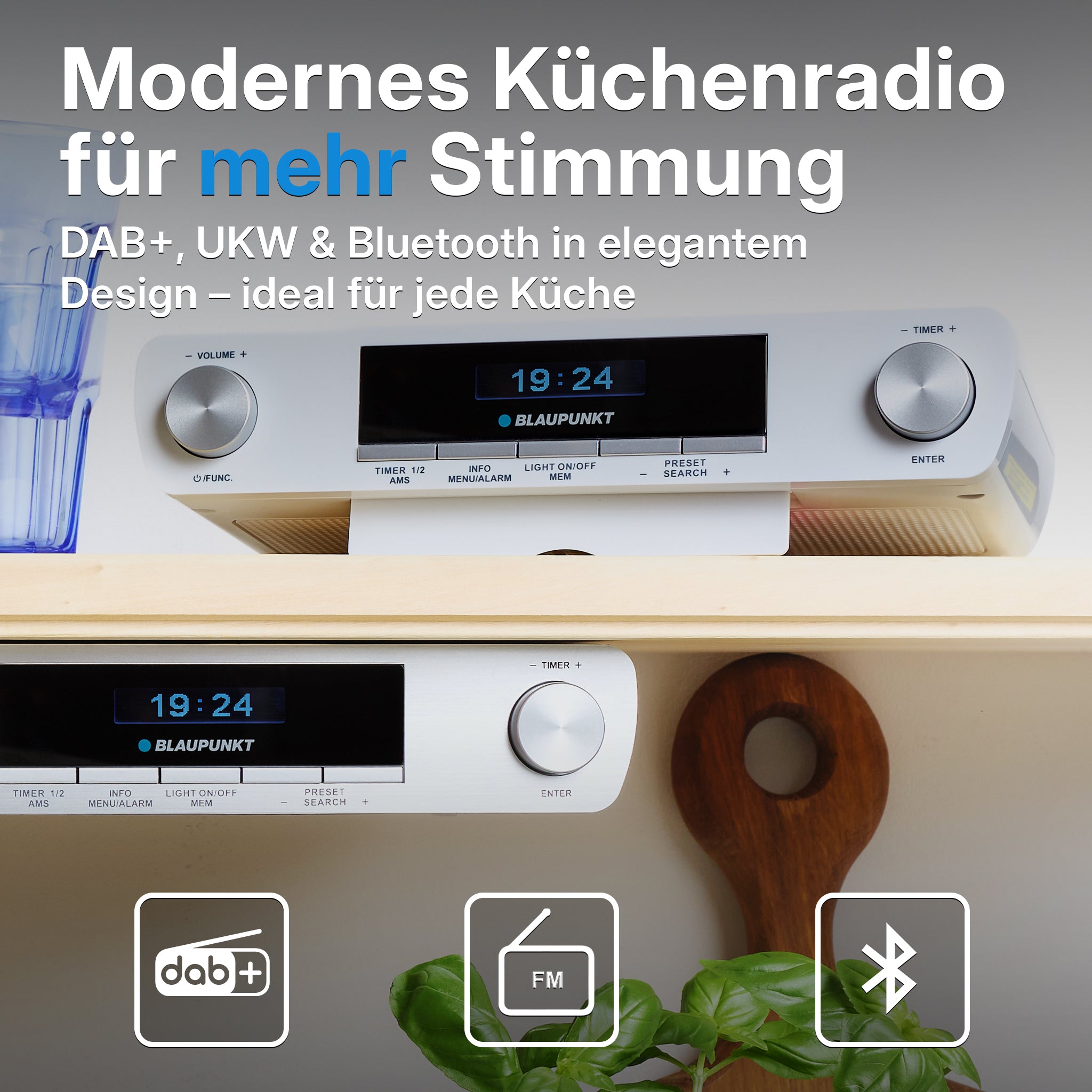 DAB+ Küchenradio mit Bluetooth | KRD 30