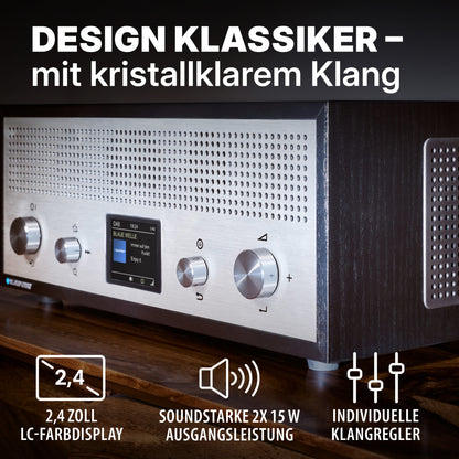 Nostalgieradio mit DAB+ und Bluetooth | VERONA Schwarz