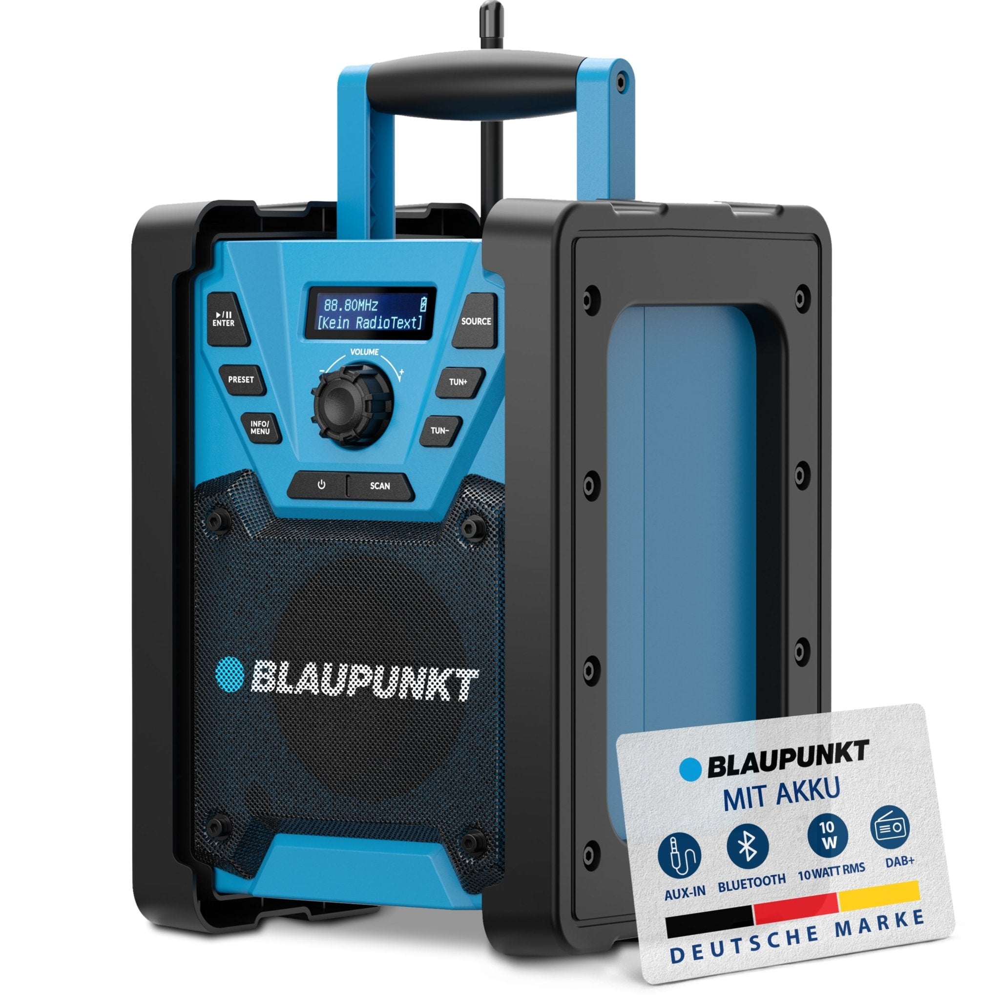 Baustellenradio mit DAB+ und Akku | BSR 300 | Bern - Blaupunkt Audio Deutschland Radio Default Title