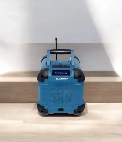 Baustellenradio BSR 40 Blaupunkt robustes tragbares Baustellenradio mit Bluetooth und IP45 Schutz