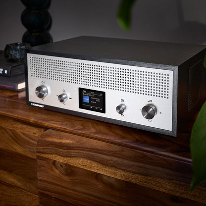 Nostalgieradio mit DAB+ und Bluetooth | VERONA Schwarz