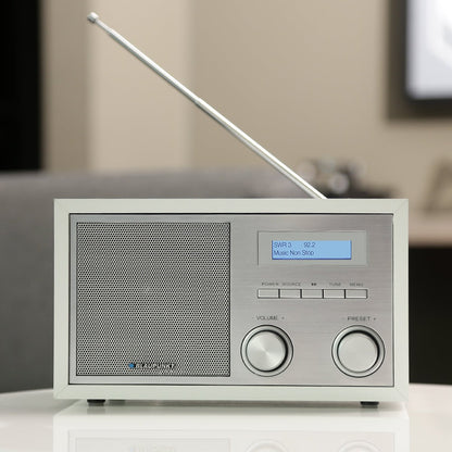 Nostalgieradio mit DAB+ und Bluetooth | RXD 180 - Blaupunkt Audio Deutschland Radio Weiß