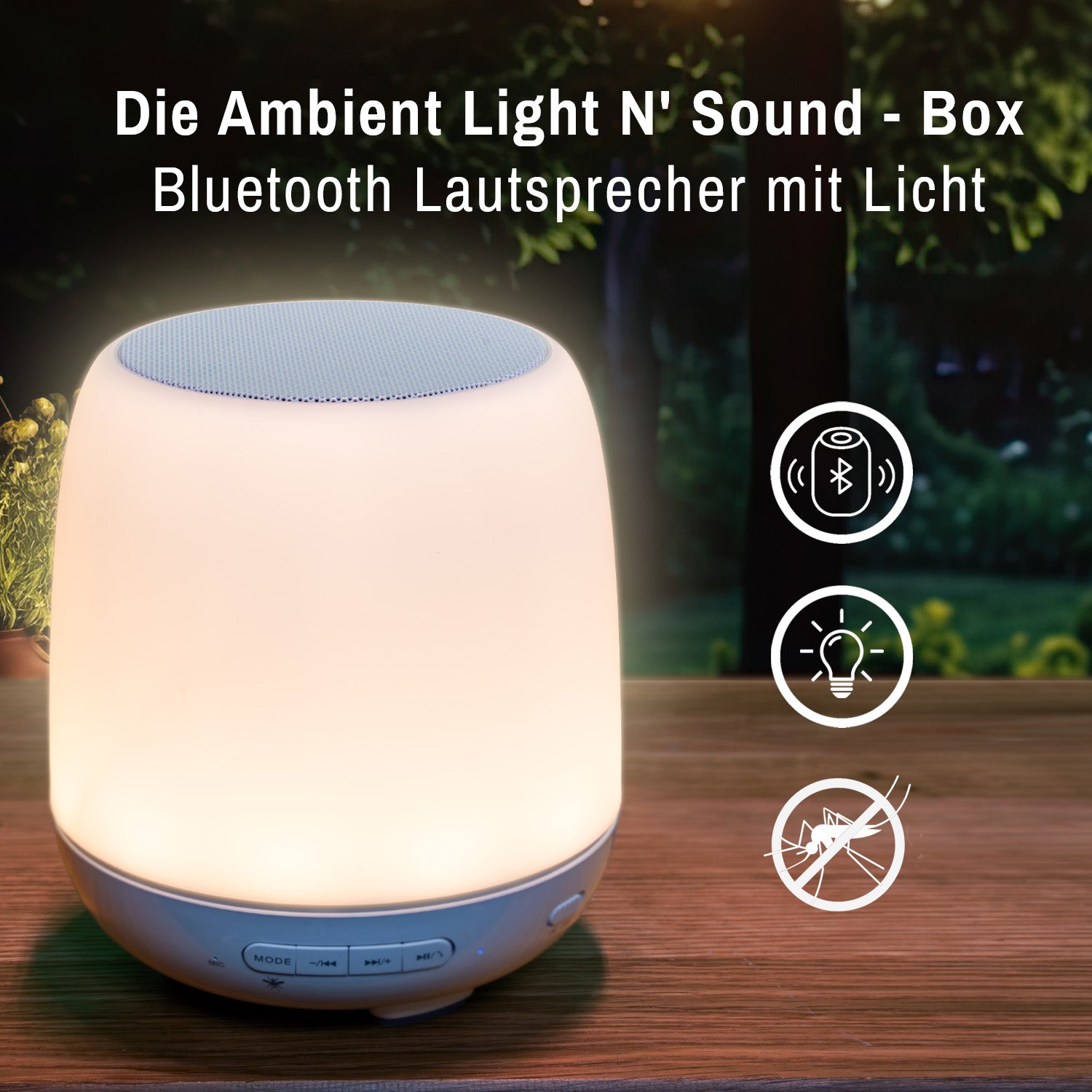 Bluetooth Lautsprecher mit Licht | BTL 692