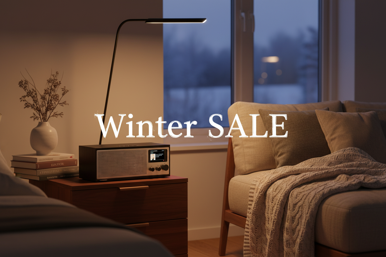Blaupunkt Winter SALE - Winterliche Schrift