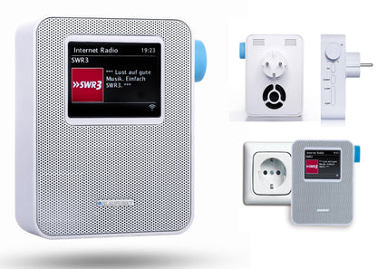 Steckdosen Internetradio mit Bluetooth + Spotify | PIB 100 SE