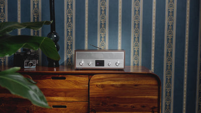 Detailansicht - Nostalgieradio mit DAB+ und Bluetooth | VERONA Walnuss