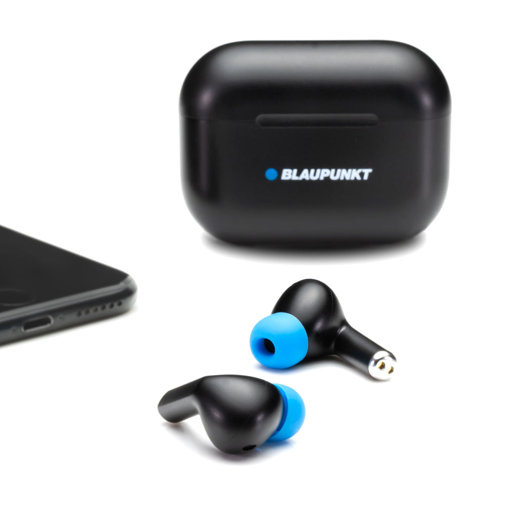 TWS 20 In-Ear-Kopfhörer von Blaupunkt: True Wireless Earbuds mit Bluetooth 5.0, kompatibel mit Android und iOS, Touch-Control und 4 Stunden Akkulaufzeit