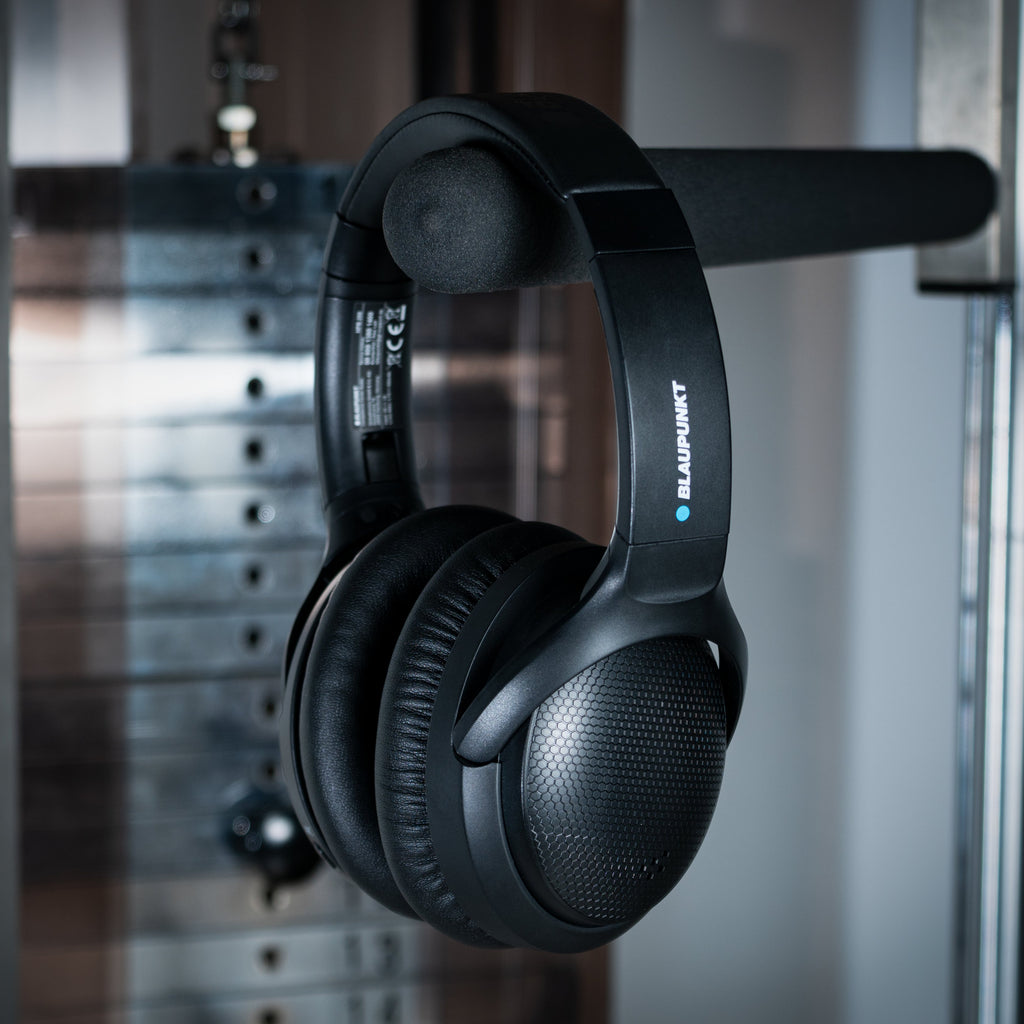 BLAUPUNKT Active Noise Cancelling Bluetooth 5.0 Kopfhörer HPB 200 – Over Ear Kopfhörer faltbar mit USB-C Anschluss, 26 Std. Laufzeit & integriertem Mikrofon Freisprechen für Smartphone & PC 