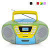 Blaupunkt B 120 Boombox als tragbarer Kinder CD-Player mit Bluetooth und USB / Kassettenrekorder für Kinder | Hörbuchfunktion