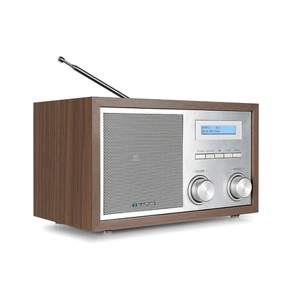 Nostalgieradio mit DAB+ und Bluetooth | RXD 180 Walnuss | Firenze - Blaupunkt Audio Deutschland Radio Braun