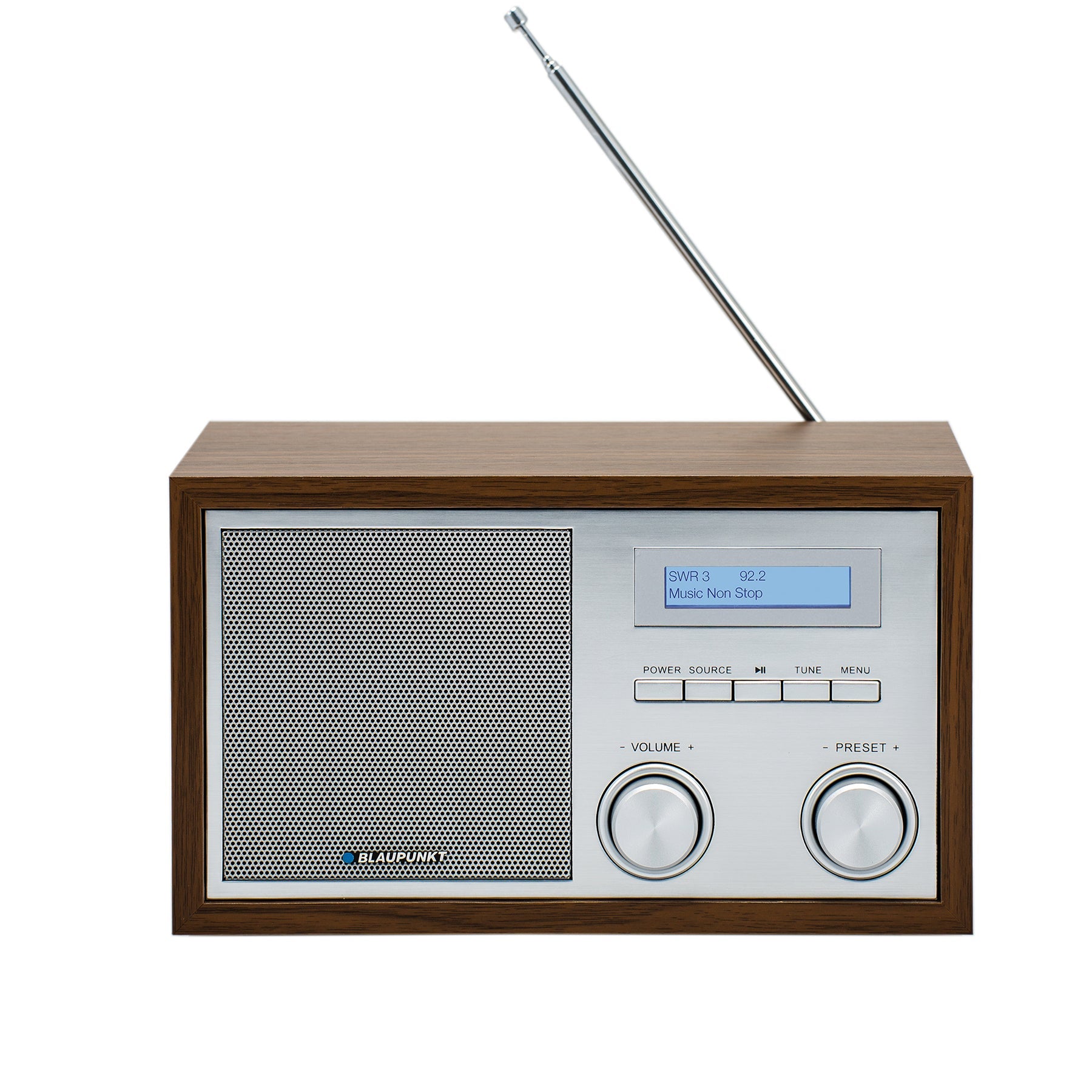 Nostalgieradio mit DAB+ und Bluetooth | RXD 180 Walnuss | Firenze - Blaupunkt Audio Deutschland Radio Braun